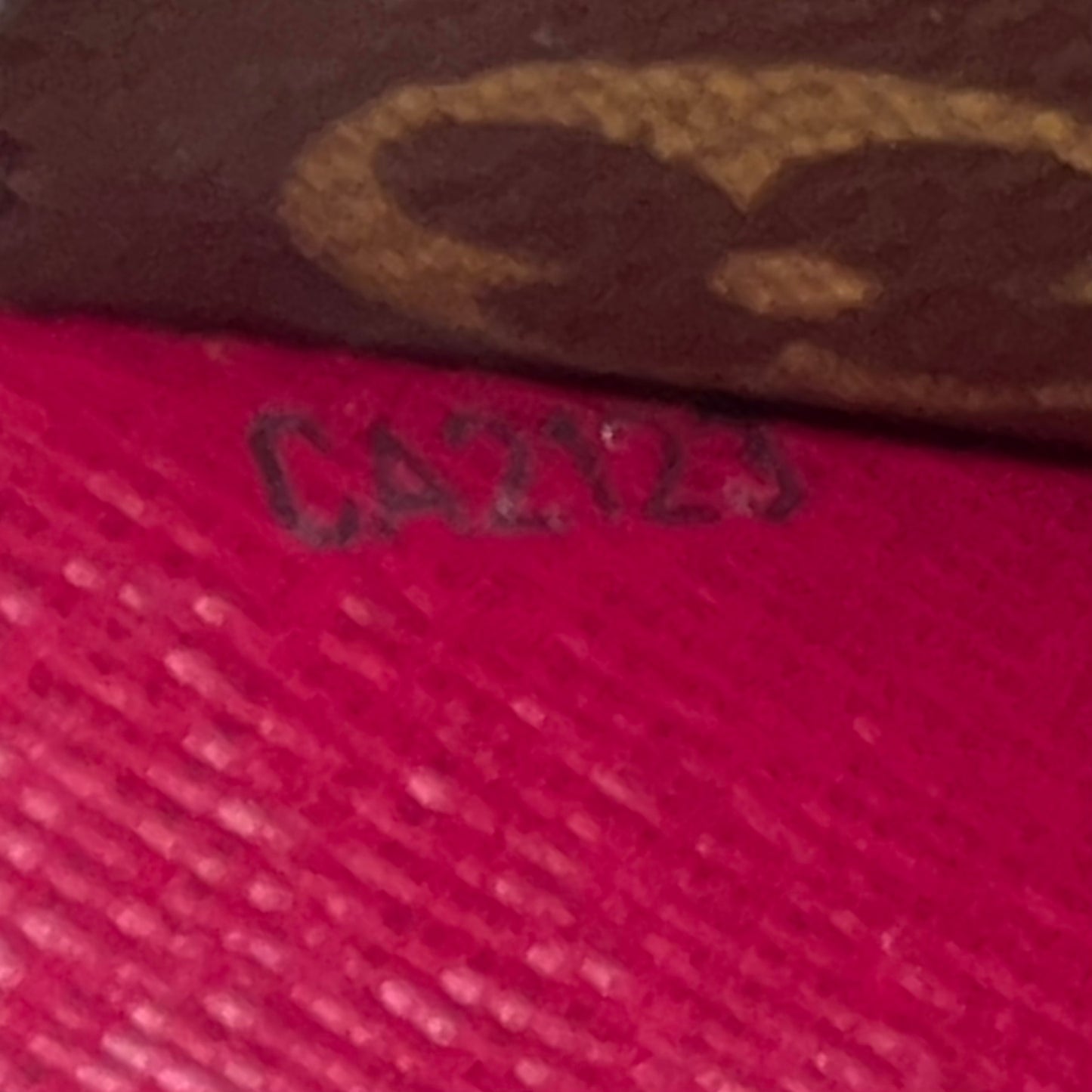 Monogram Epi Marie-Lou Long Wallet Fuchsia