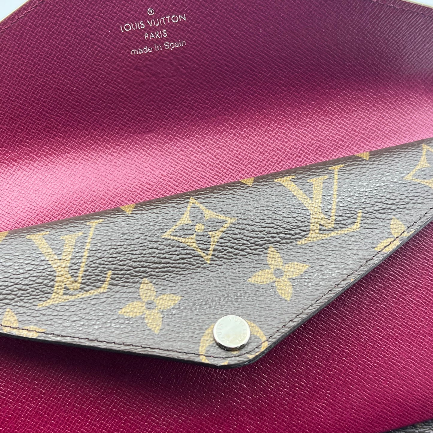 Monogram Epi Marie-Lou Long Wallet Fuchsia