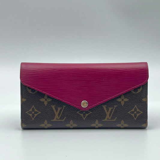 Monogram Epi Marie-Lou Long Wallet Fuchsia