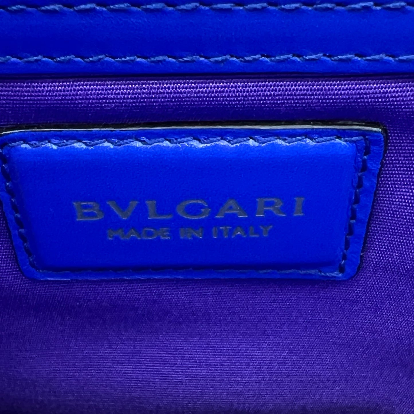 Leather Serpenti Royal Blue