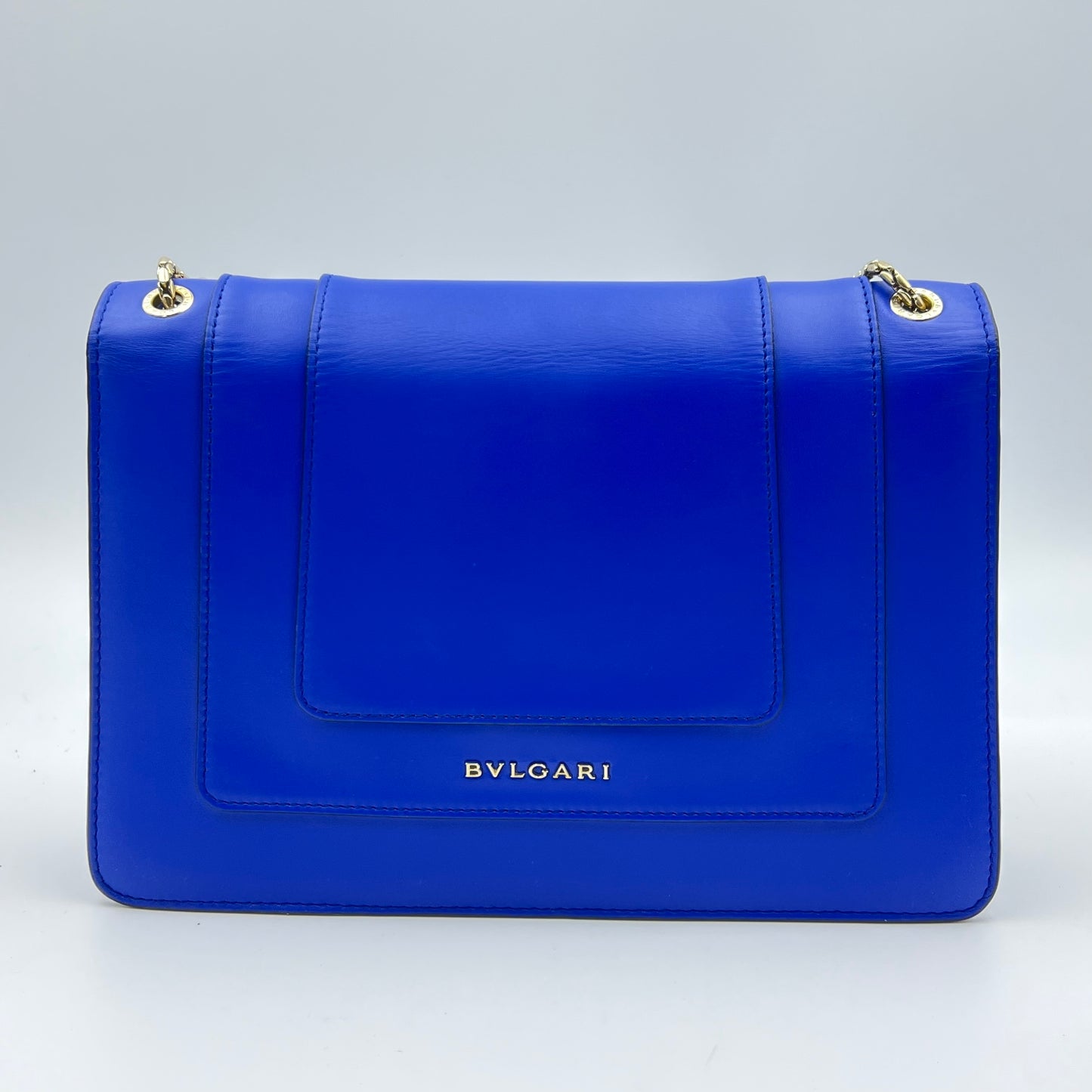 Leather Serpenti Royal Blue
