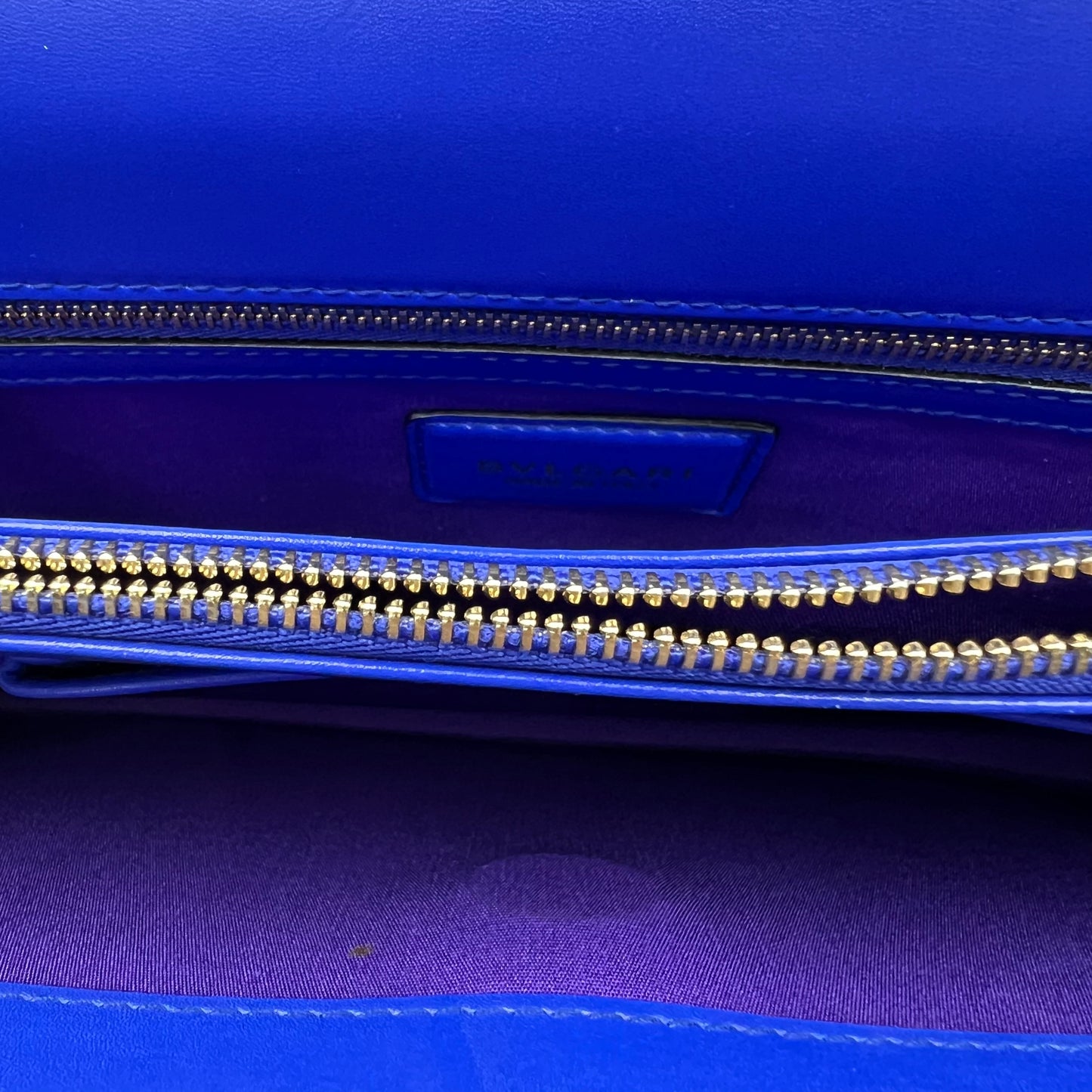 Leather Serpenti Royal Blue