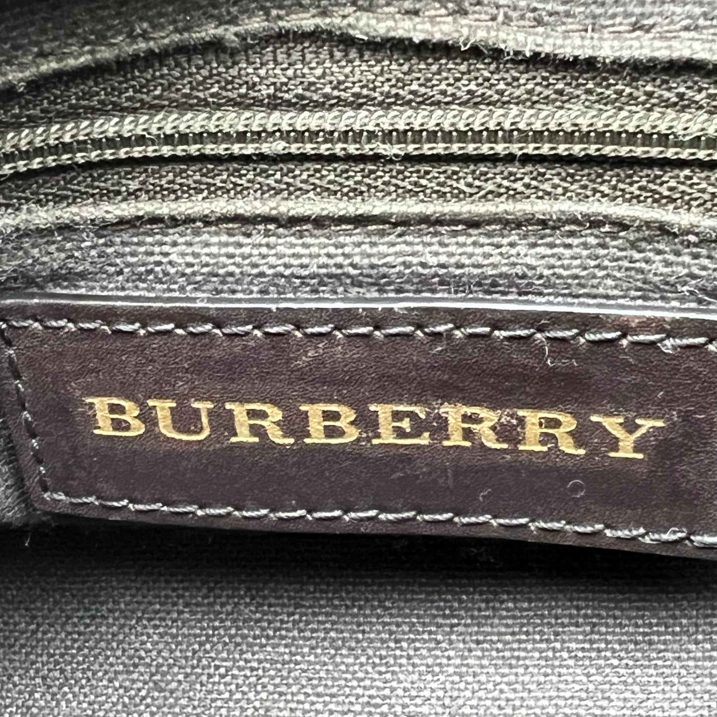 Beige/Brown Haymarket Coated Canvas and Leather Brooklyn Hobo