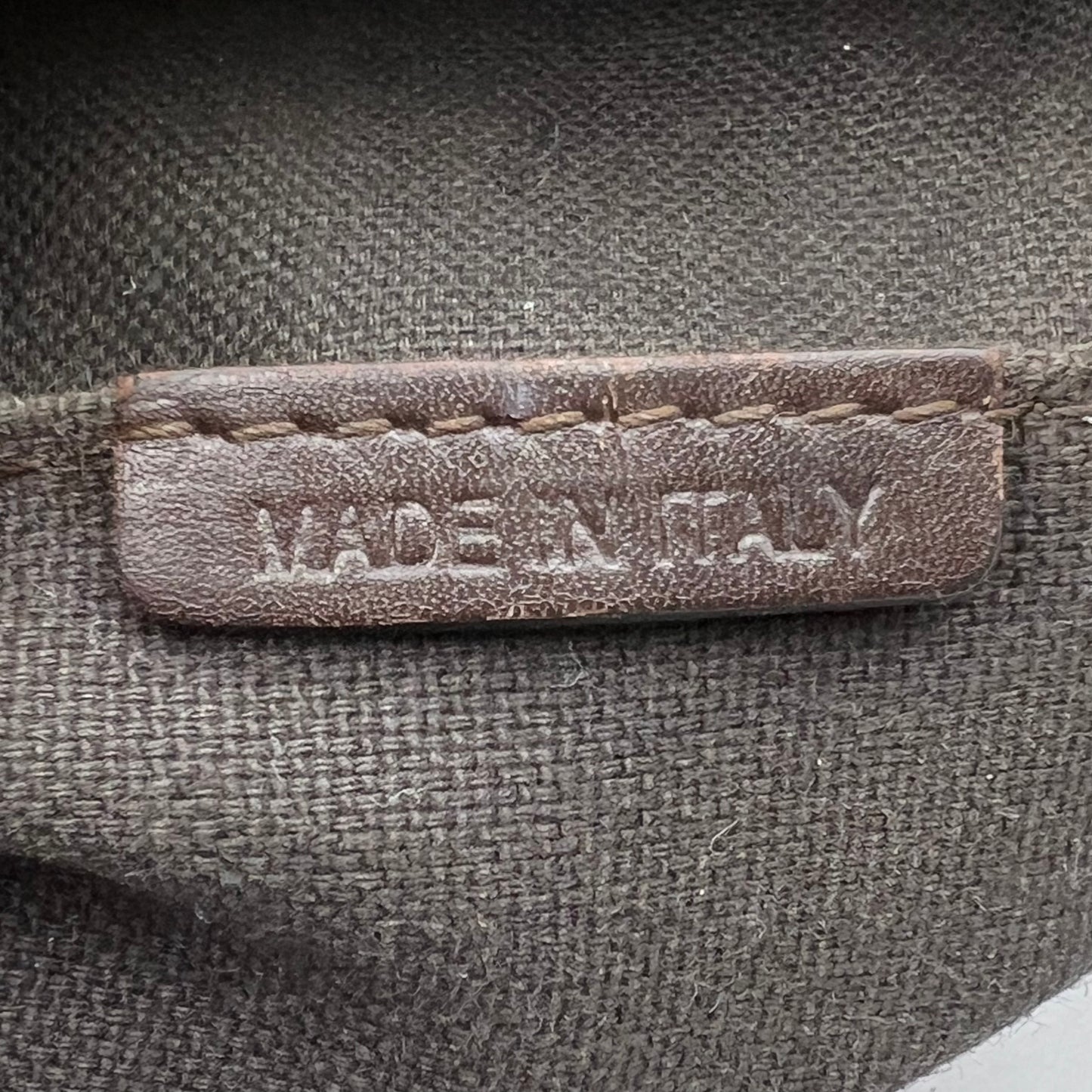 Beige/Brown Haymarket Coated Canvas and Leather Brooklyn Hobo