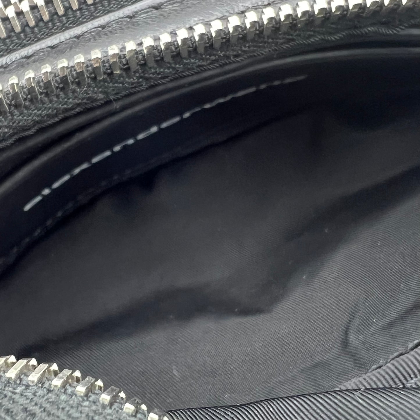 Black Leather Mini Attica Belt Bag