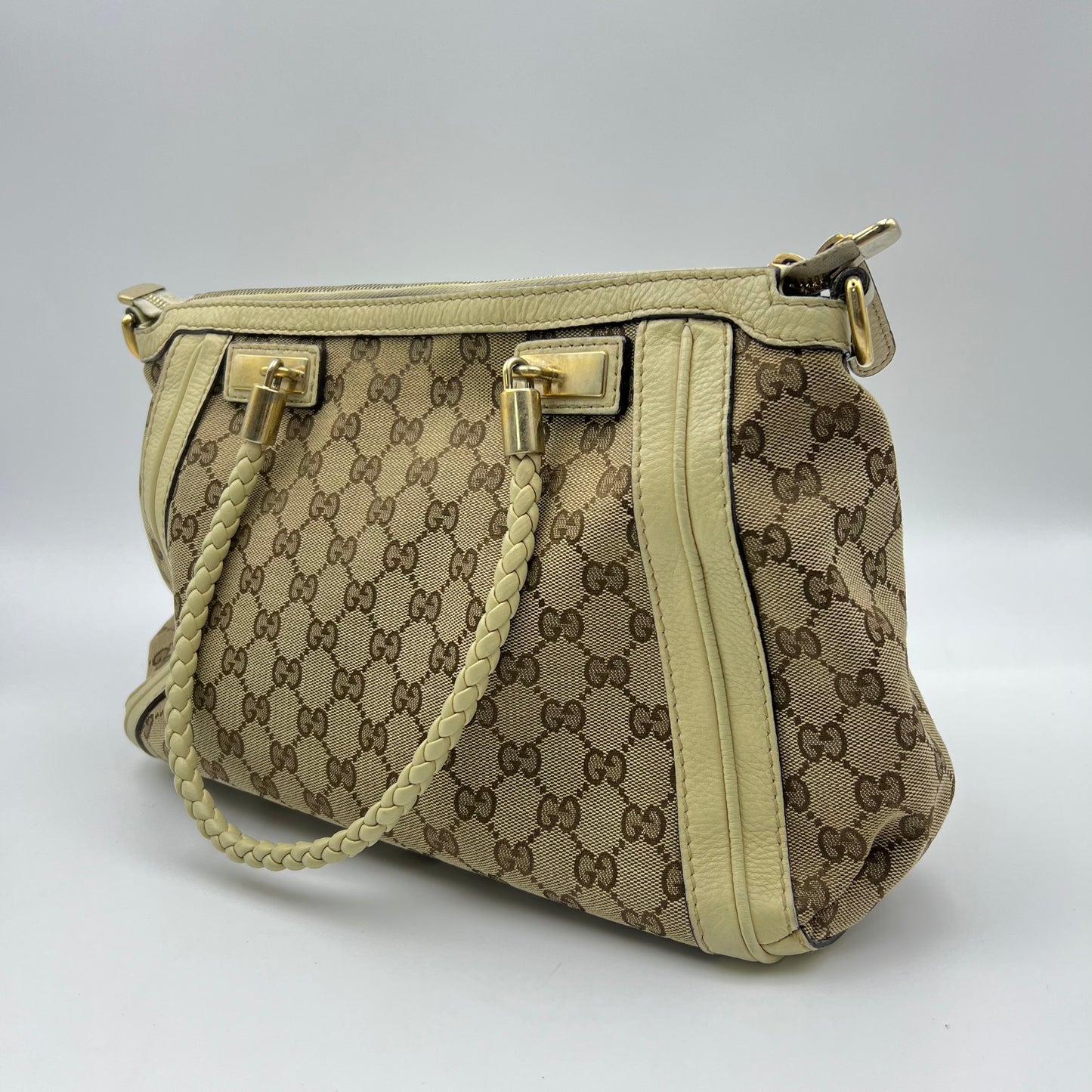 Monogram GG Canvas Small Bella Top Handle Bag