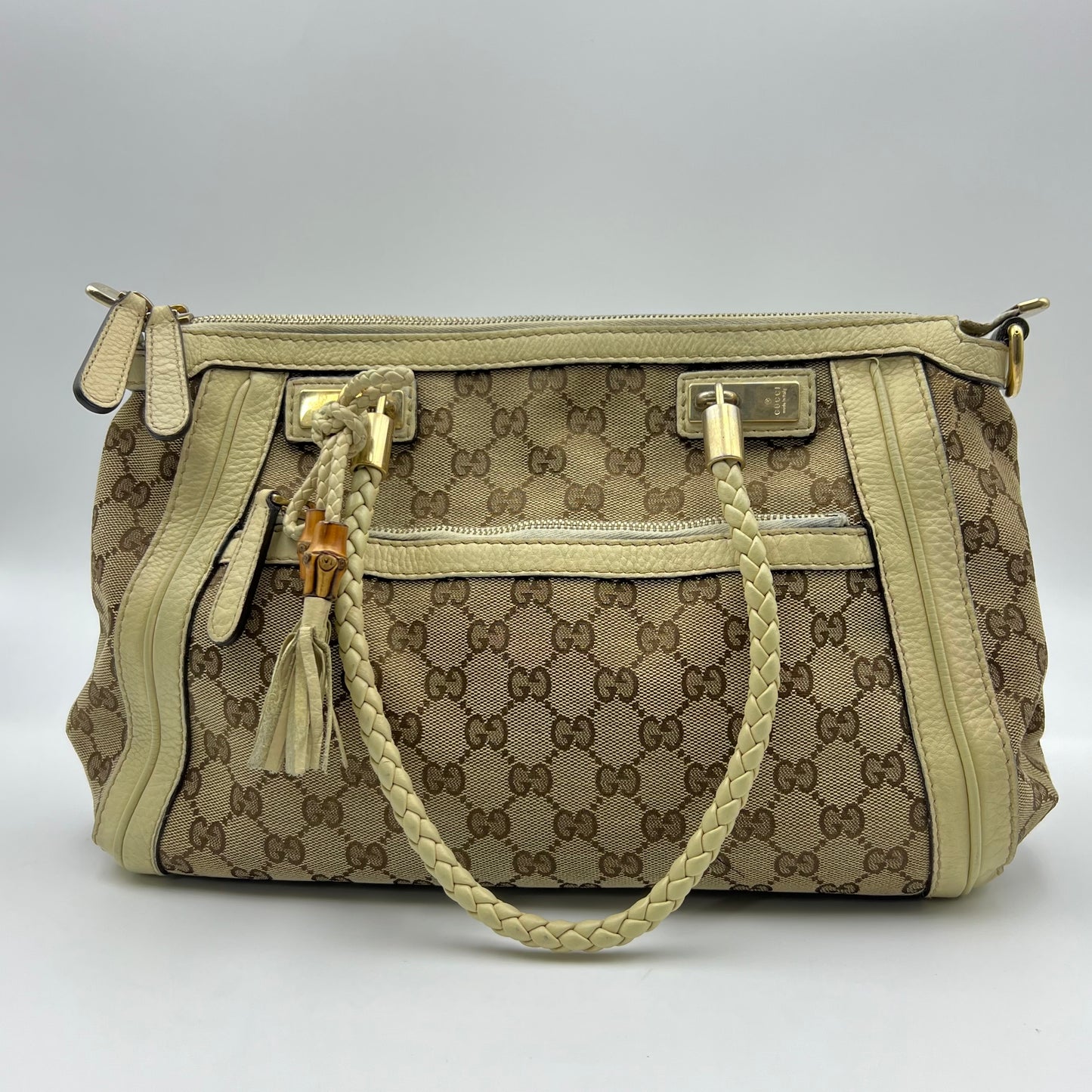 Monogram GG Canvas Small Bella Top Handle Bag