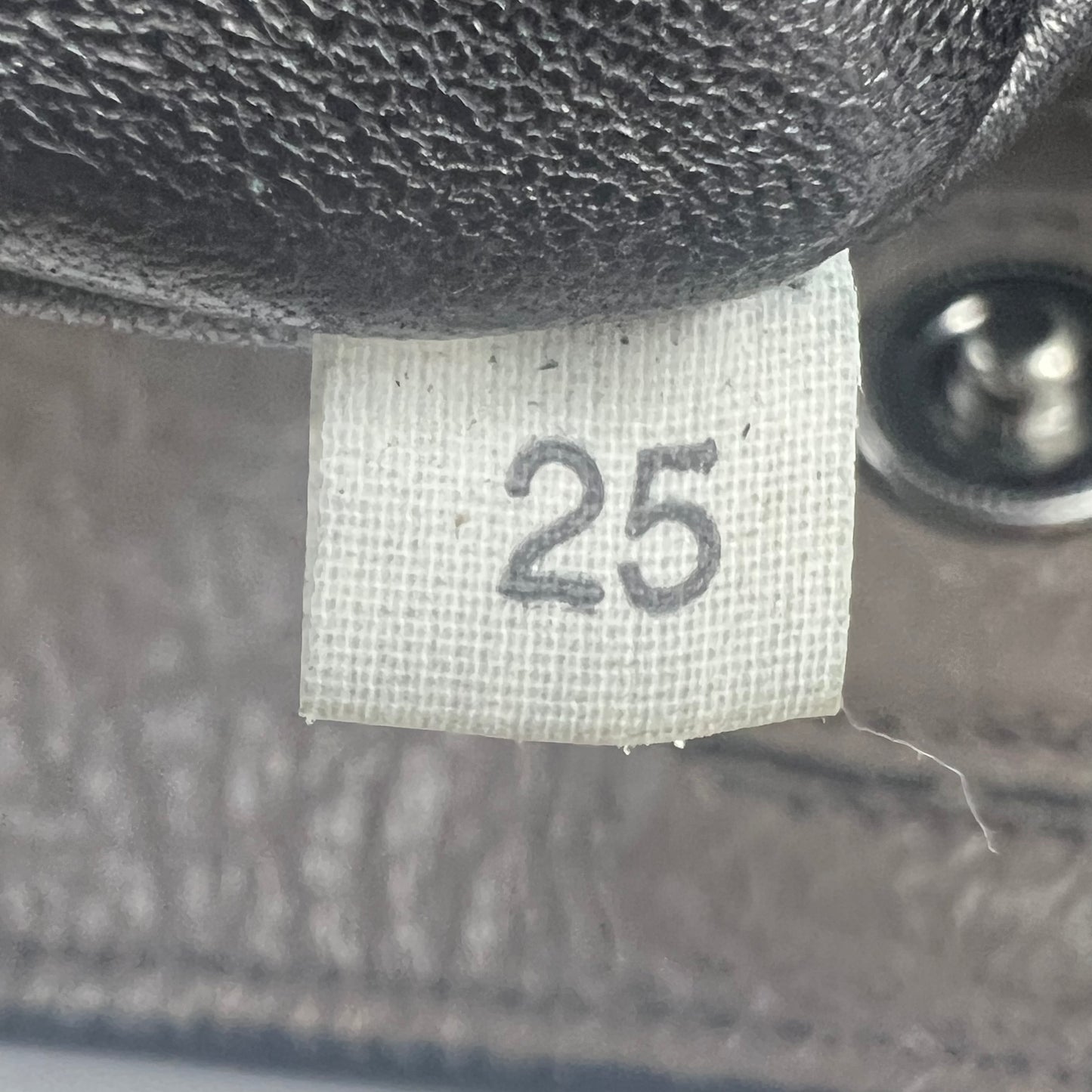 Grey Vitello Daino Leather Tote