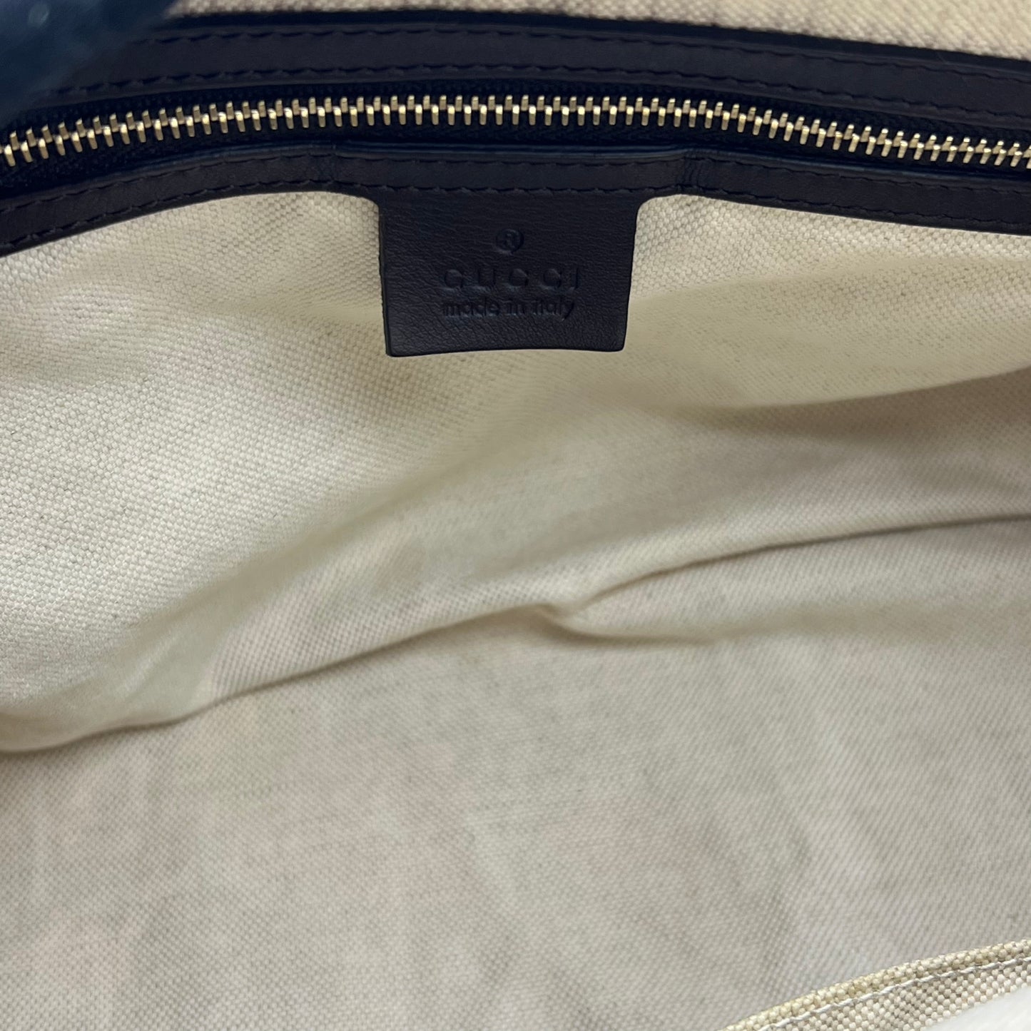 Microguccissima Boston Brown Tote