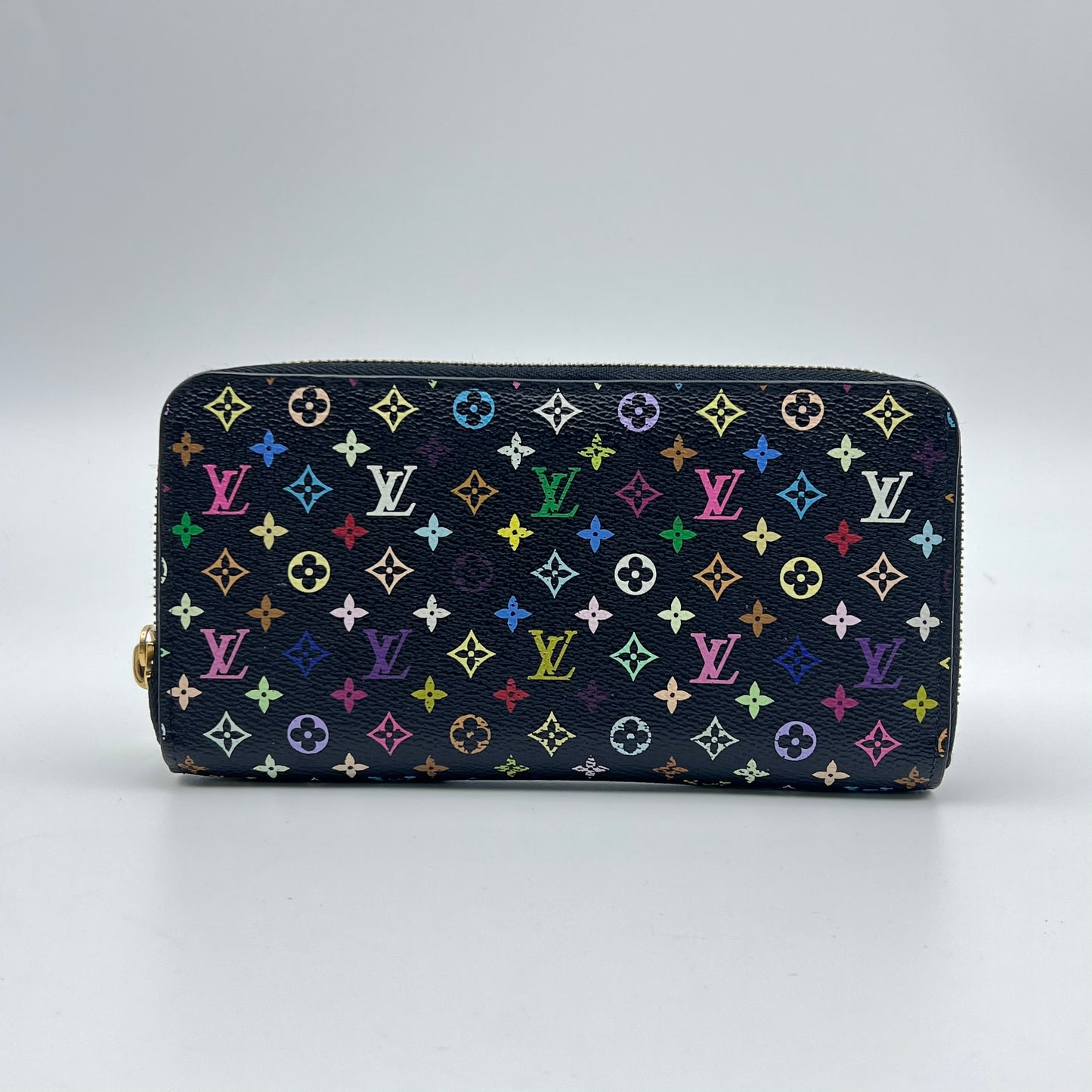 Monogram Multicolor Zippy Wallet Black