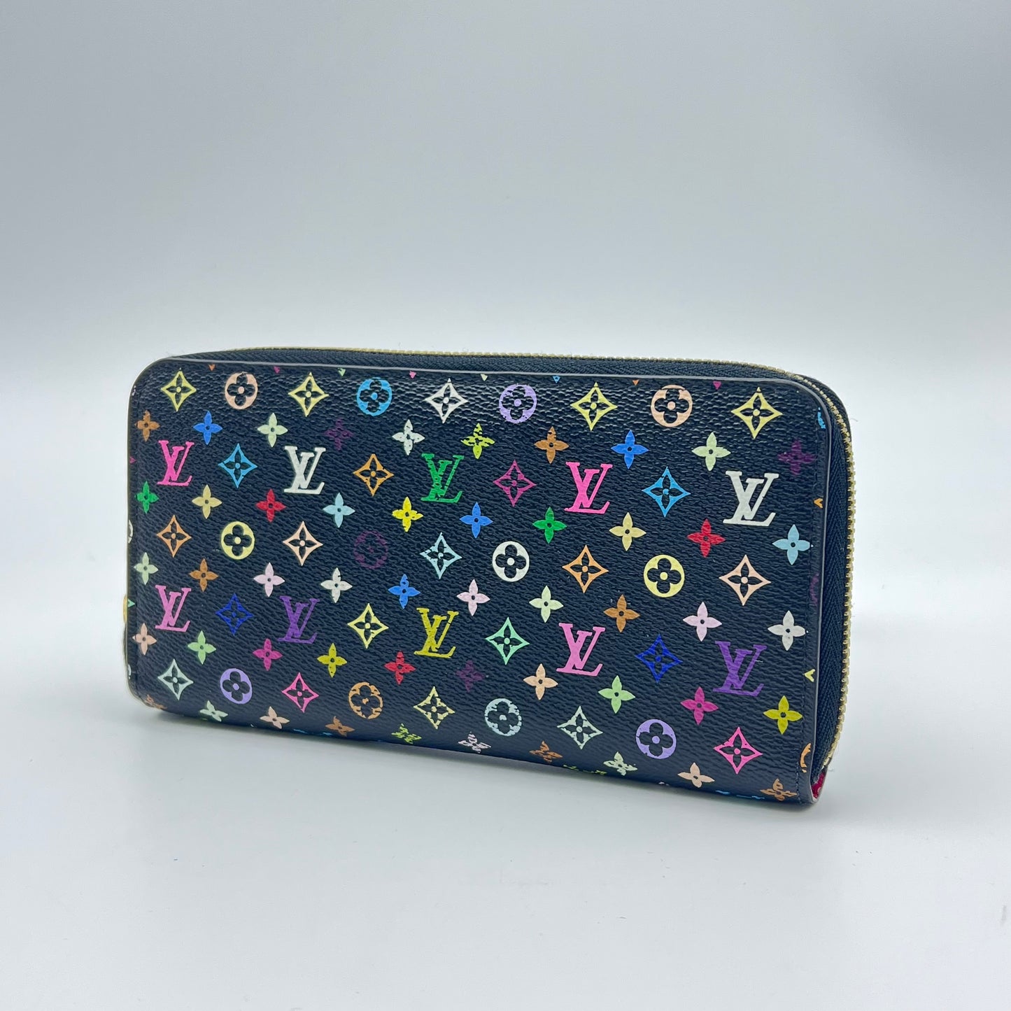 Monogram Multicolor Zippy Wallet Black
