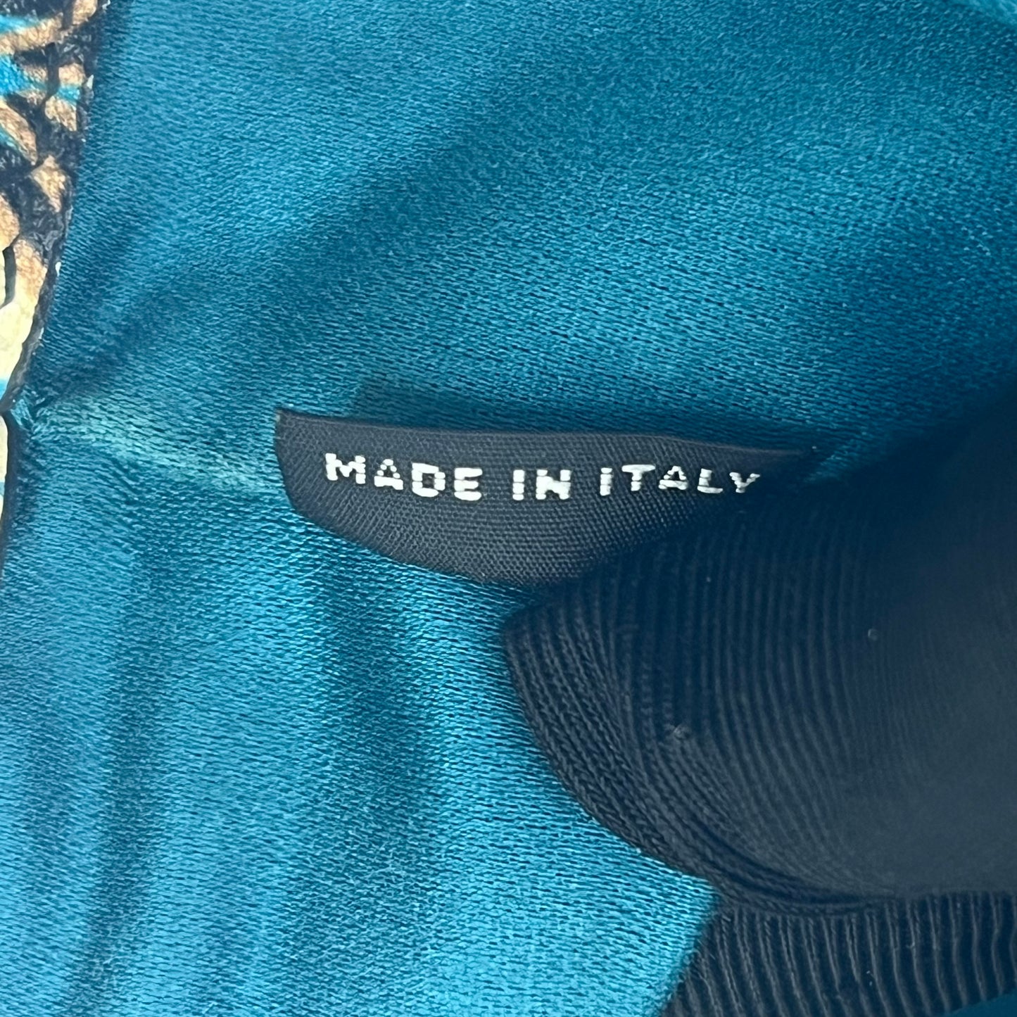 Blue Madras Print Cammello Tote