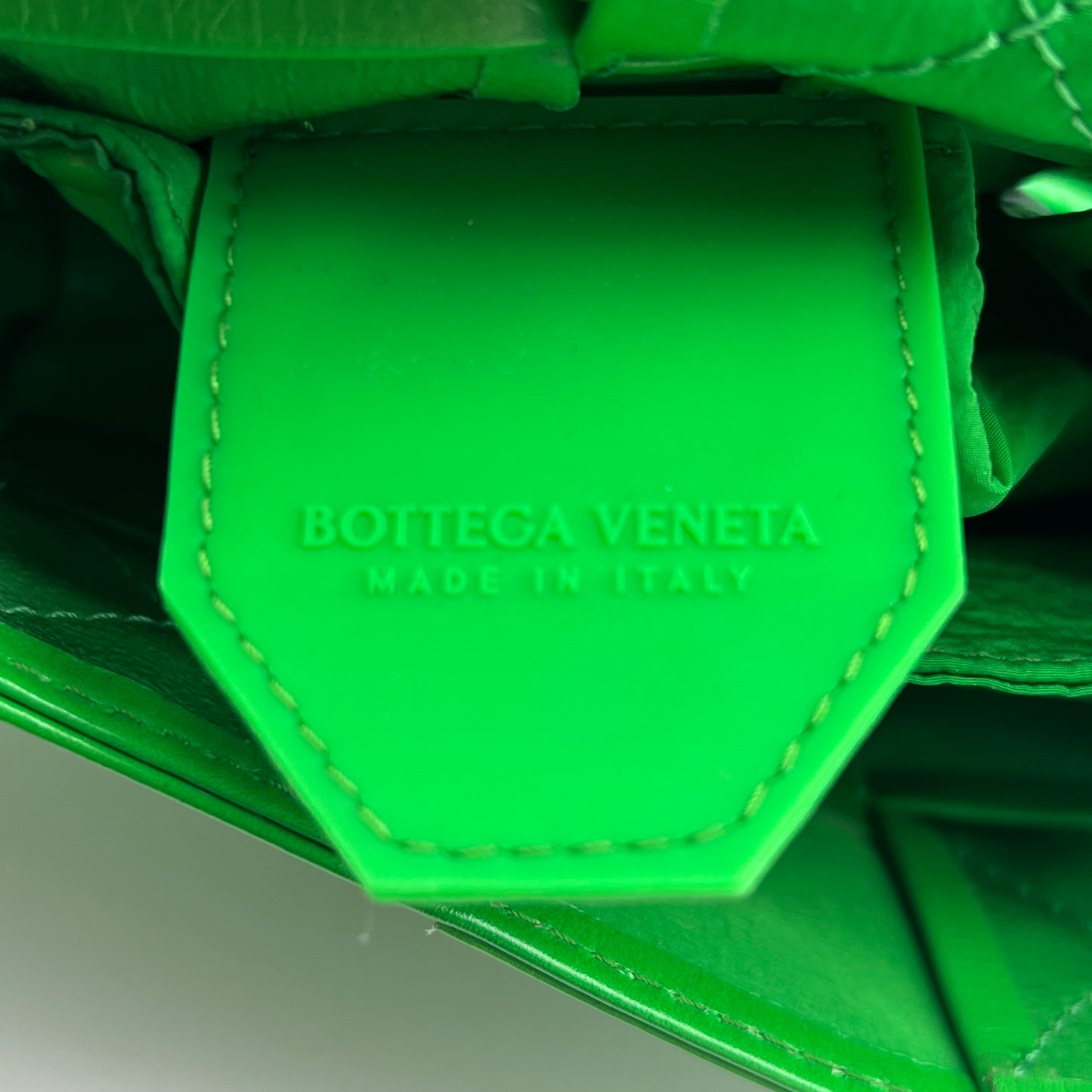 Mini Intreccio Cassette Belt Bag Green