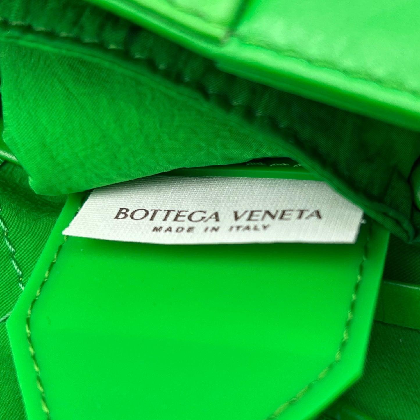 Mini Intreccio Cassette Belt Bag Green