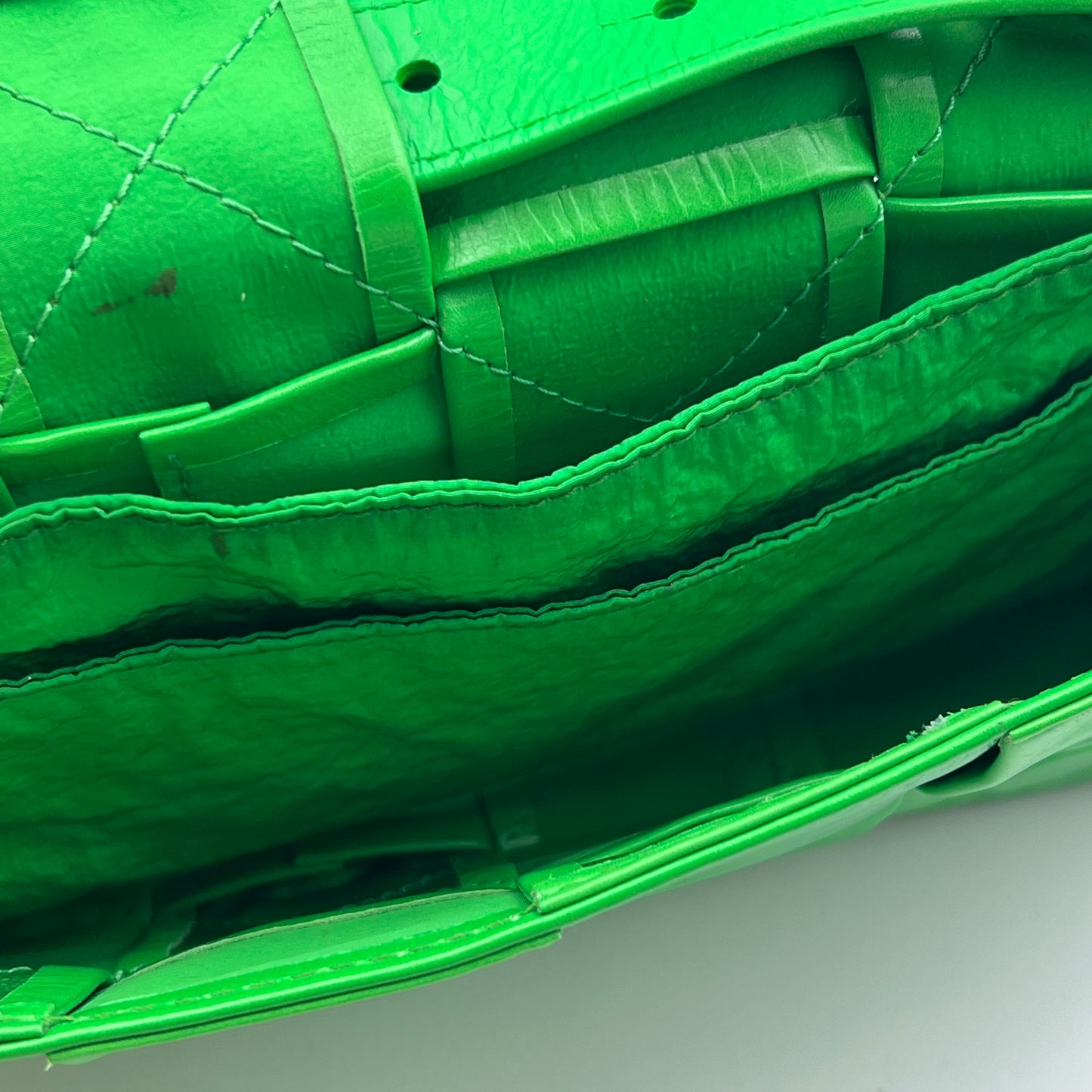 Mini Intreccio Cassette Belt Bag Green