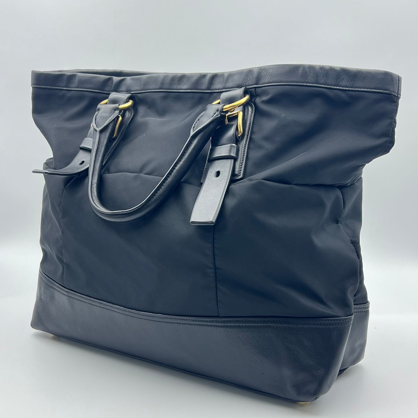 Nylon Vintage Tote Black