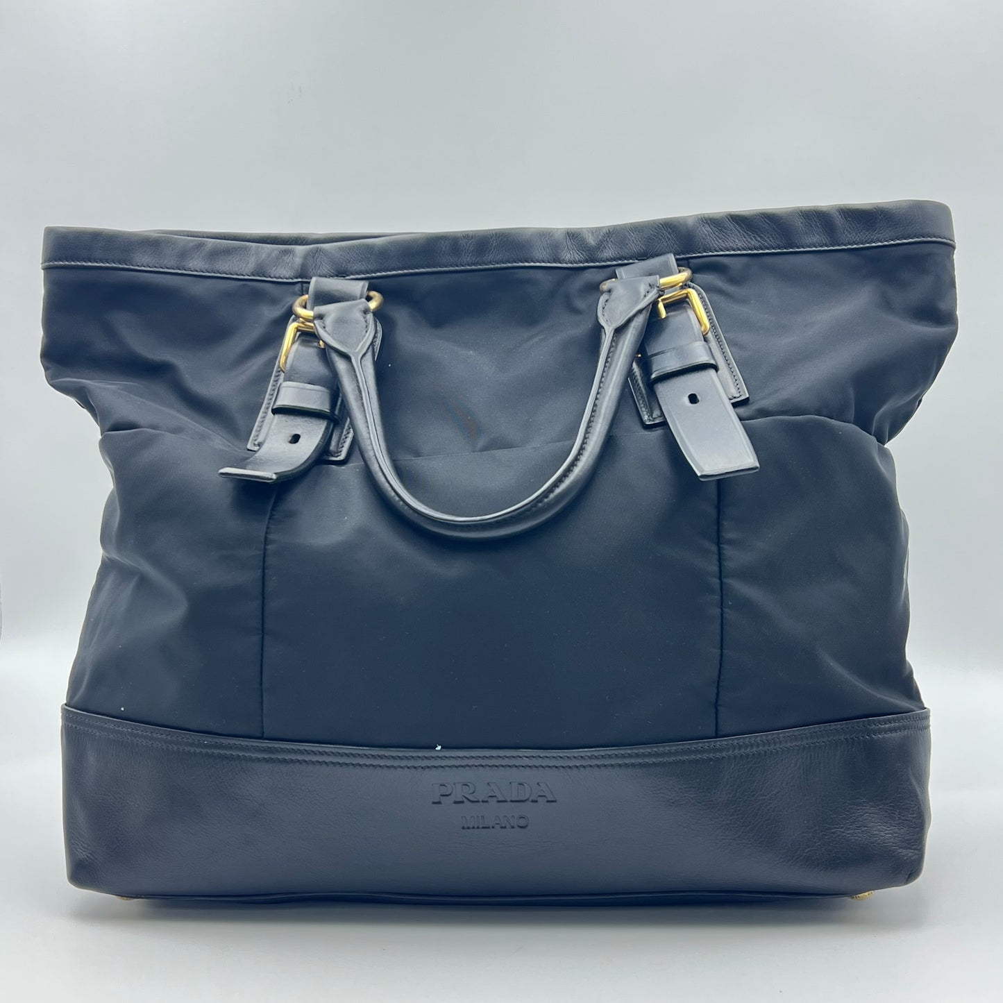 Nylon Vintage Tote Black