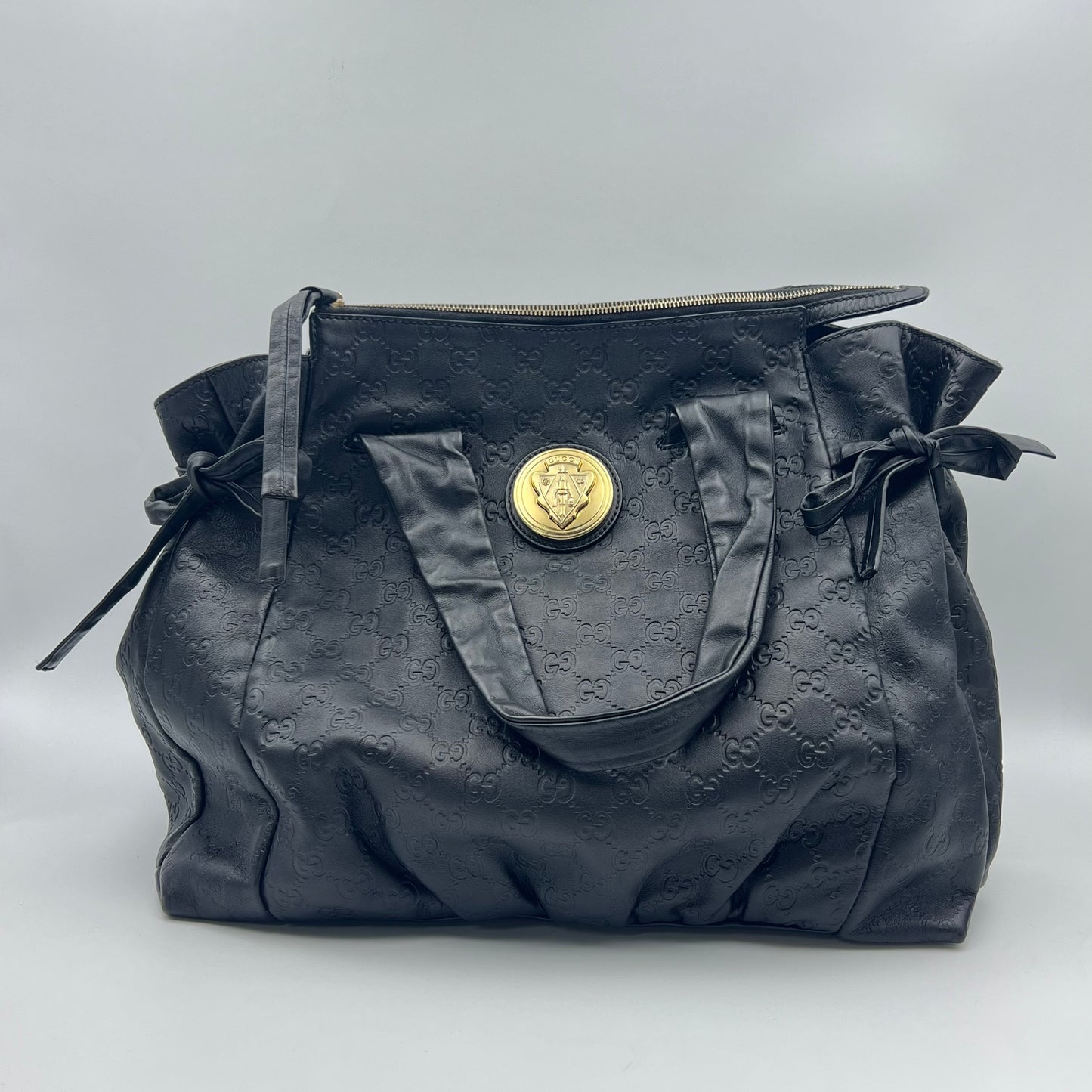 lack Guccissima Leather Small Hysteria Satchel