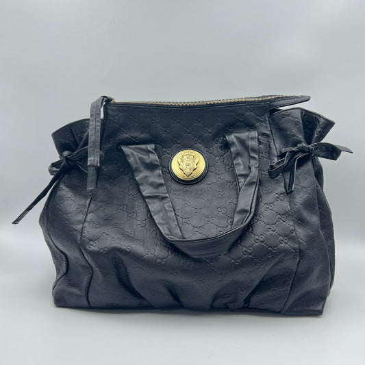 lack Guccissima Leather Small Hysteria Satchel
