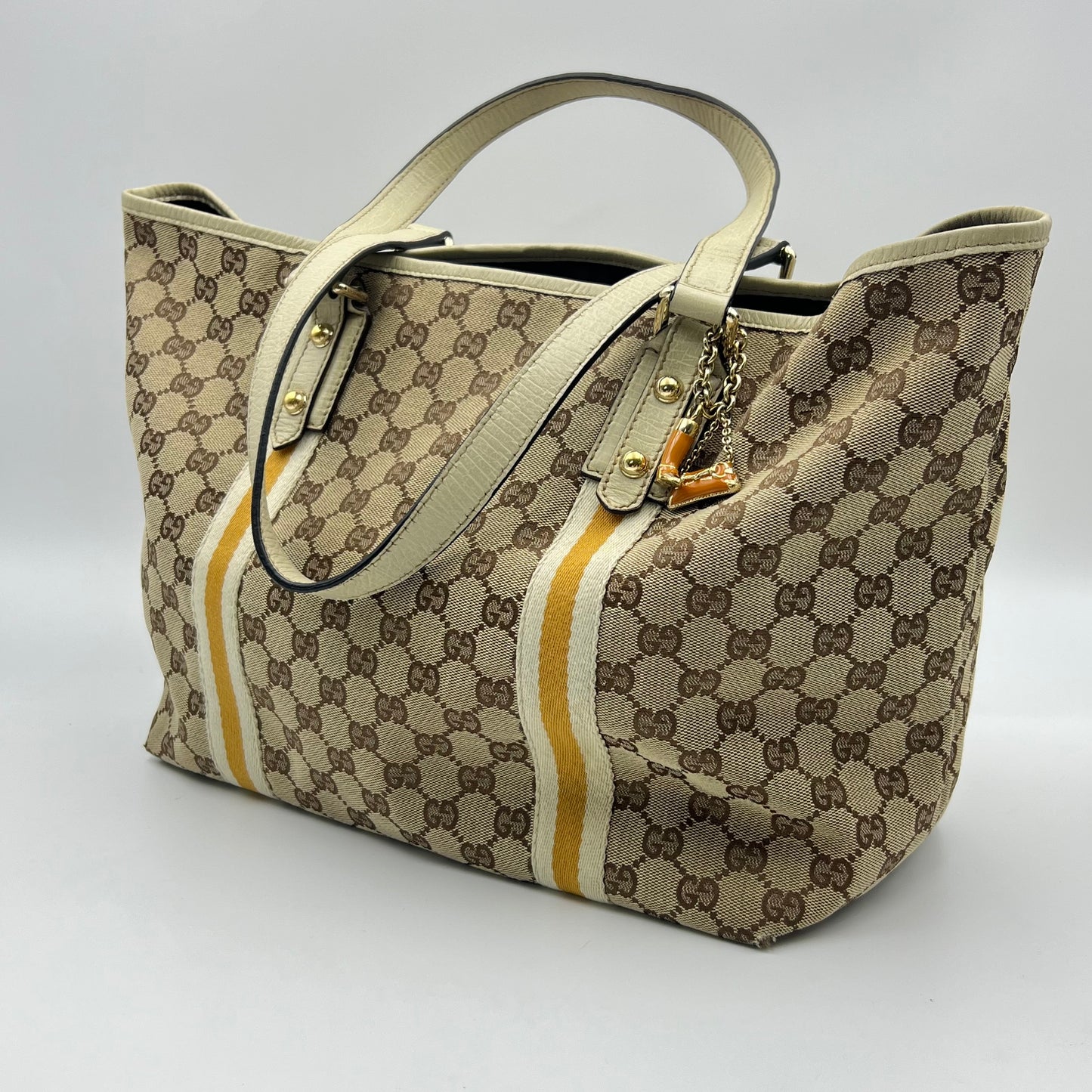 Gucci Tote Bag in Brown Canvas