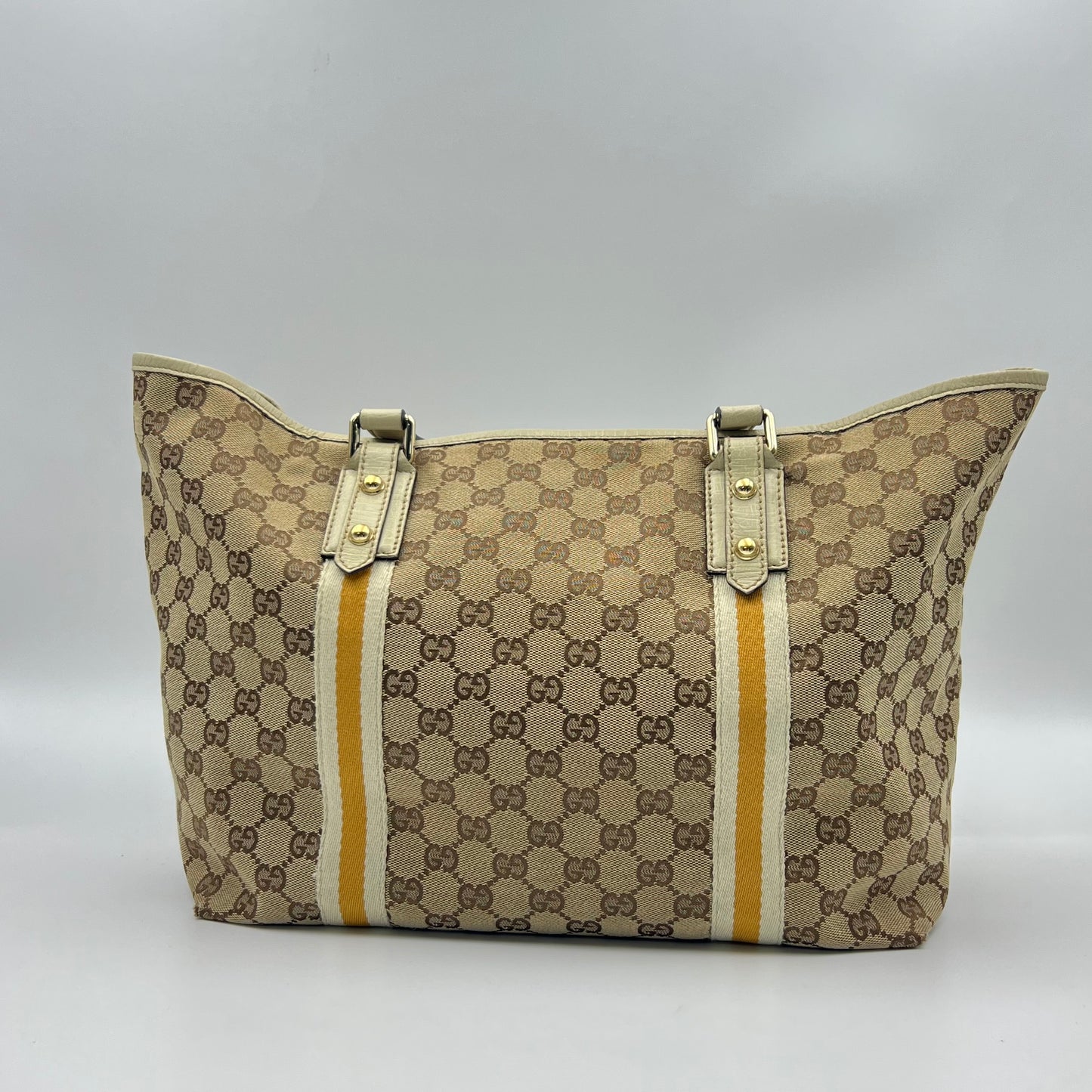 Gucci Tote Bag in Brown Canvas