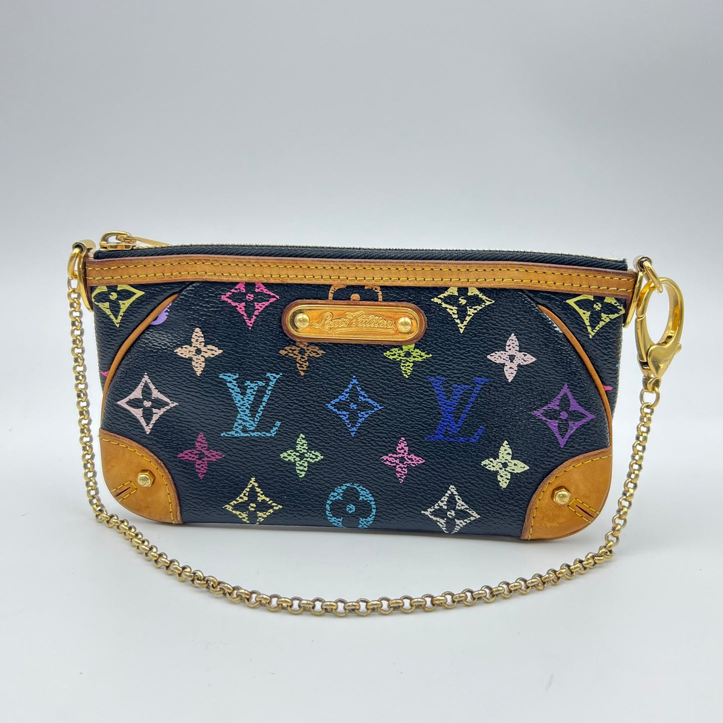 Monogram Multicolor Pochette Milla MM Black