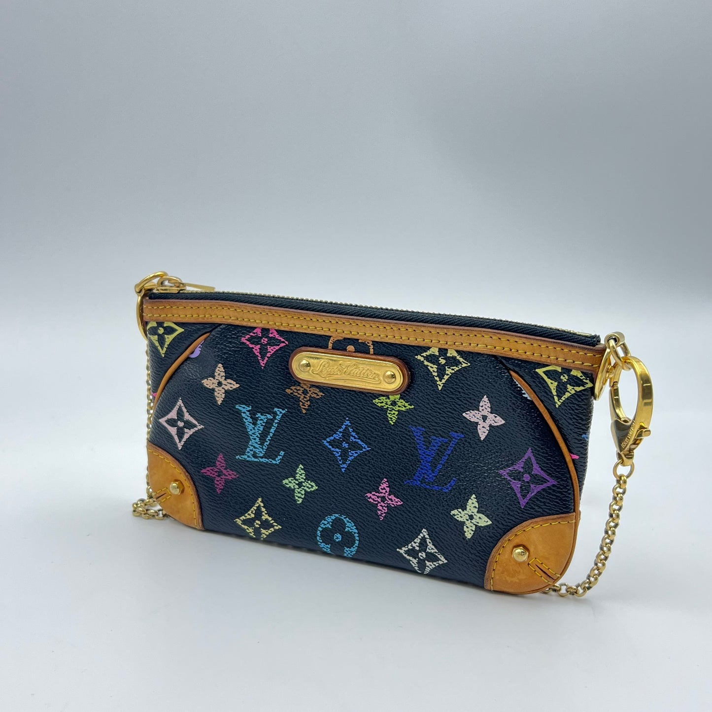 Monogram Multicolor Pochette Milla MM Black