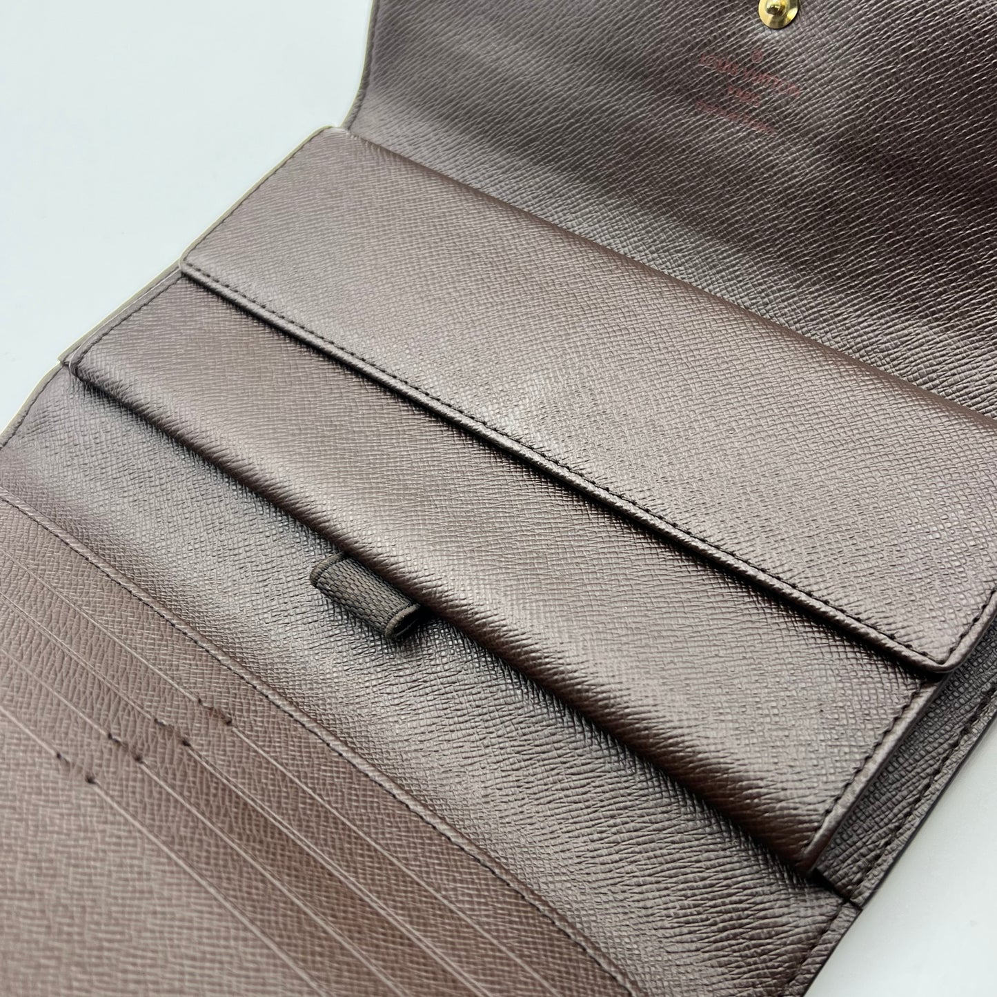 Damier Ebene Sarah Wallet Long Porte
