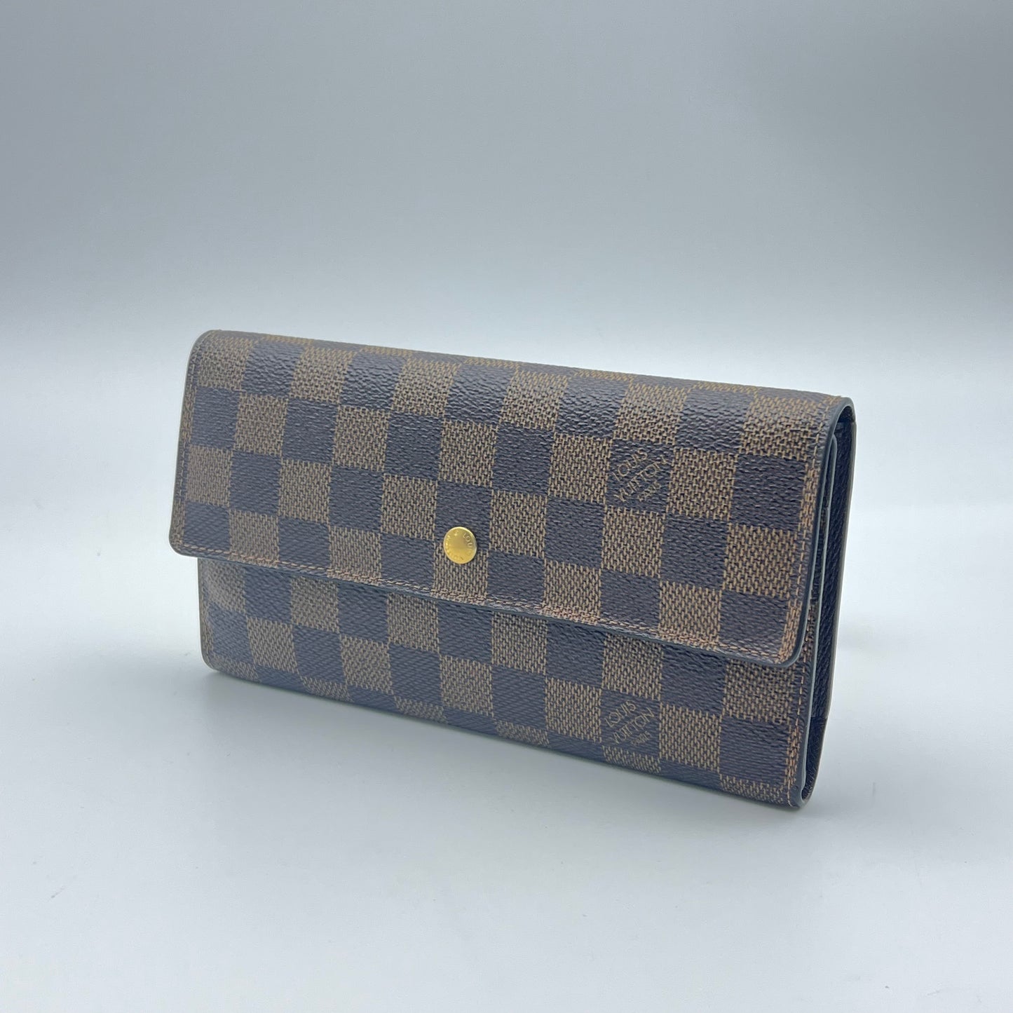 Damier Ebene Sarah Wallet Long Porte