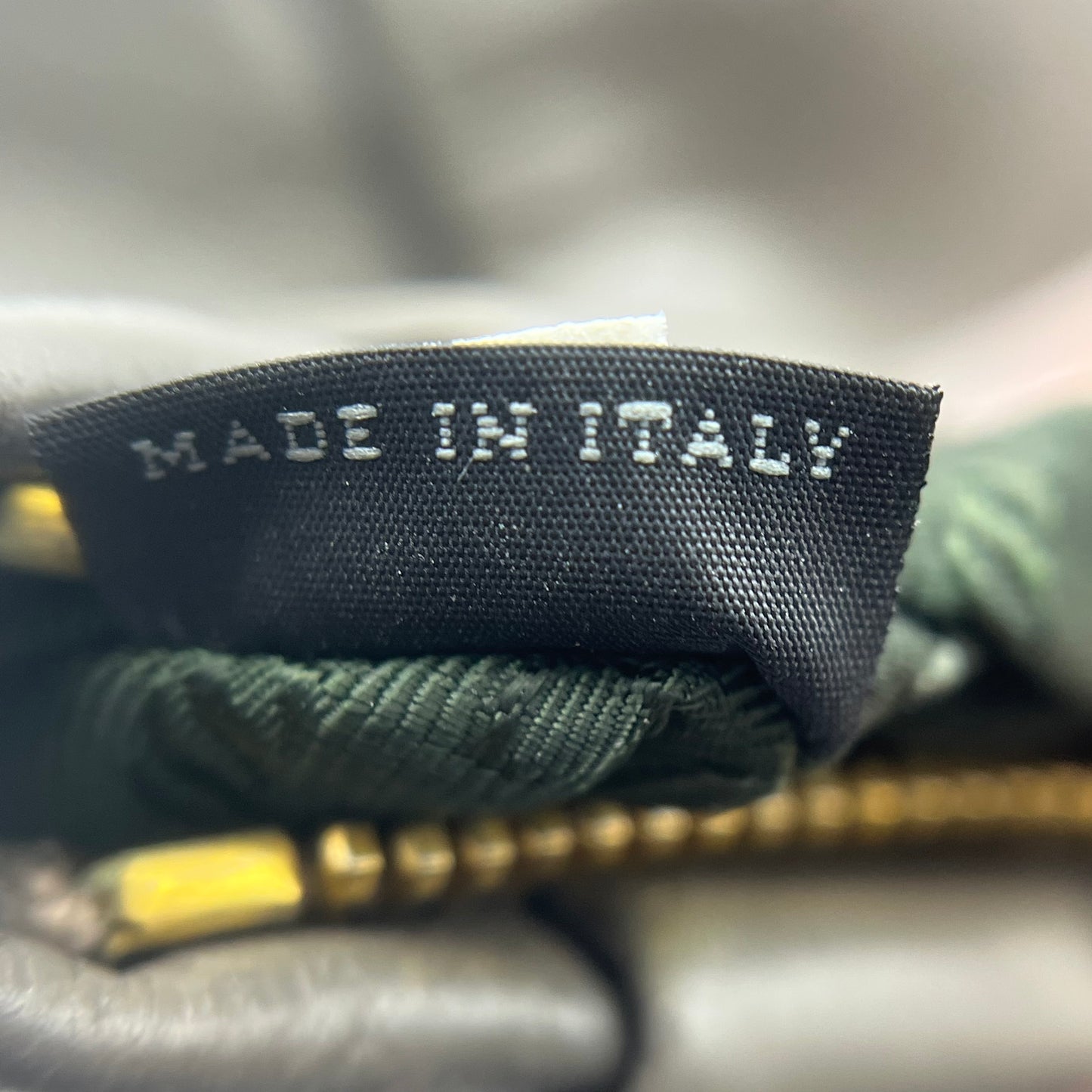 City Calf Leather Clutch Grey