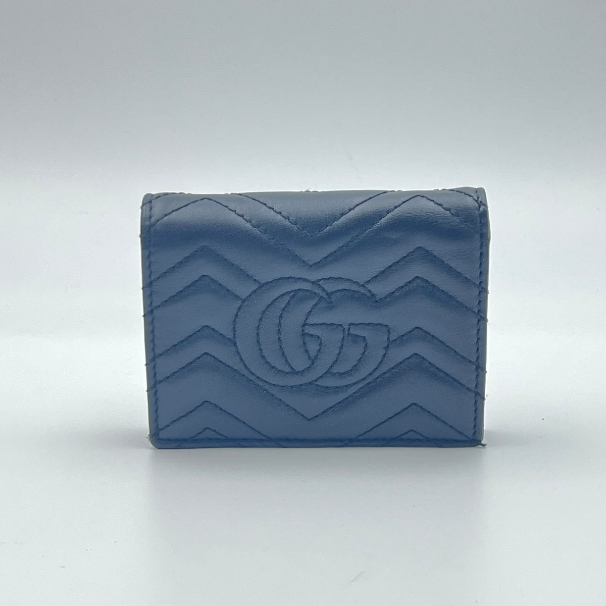Gucci Leather Black GG Marmont Small Card Case Wallet — view 3 of 8 Leather Black GG Marmont Small Card Case Wallet, view 3 of 8