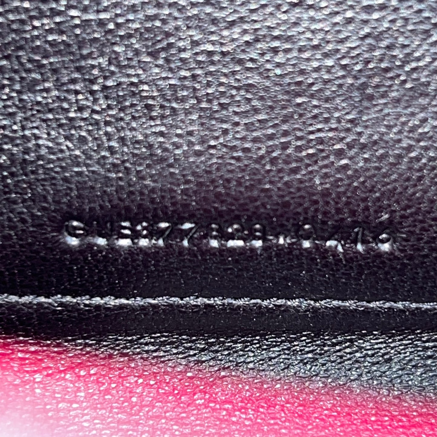 Classic Cassandre Leather Chain Wallet Fuchsia