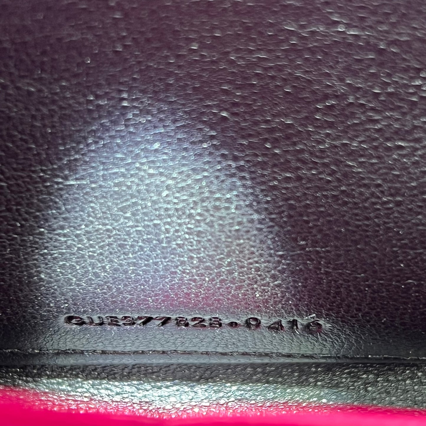 Classic Cassandre Leather Chain Wallet Fuchsia