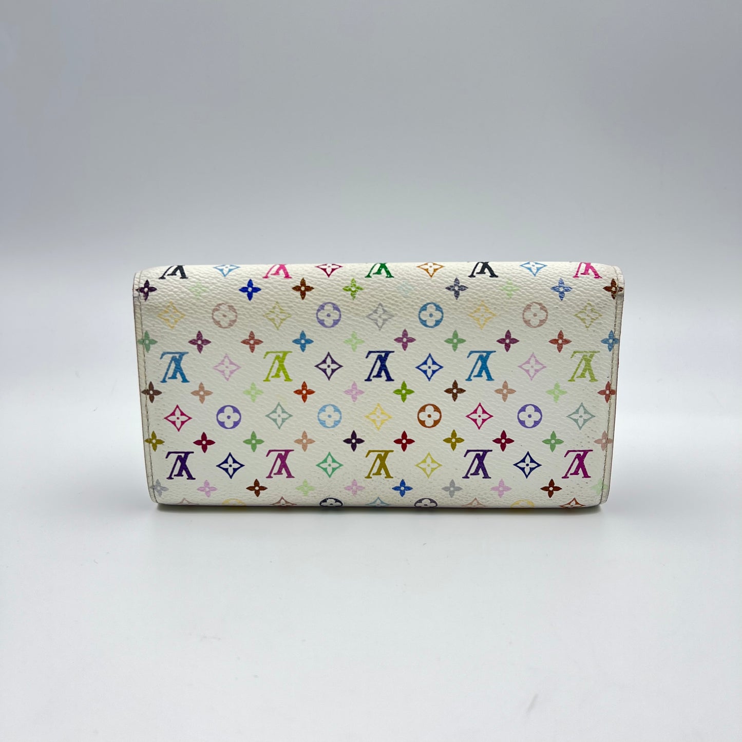 Multicolore Monogram Pattern Sarah Wallet