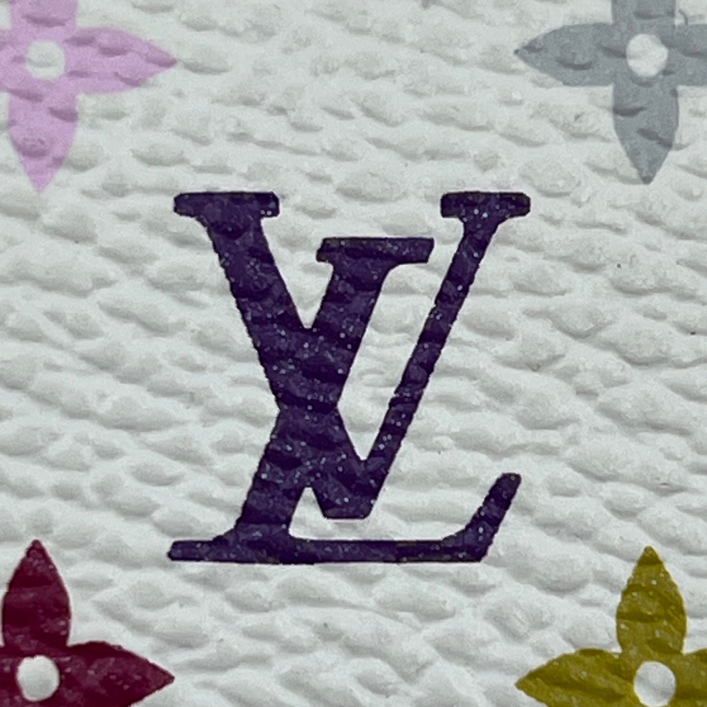 Multicolore Monogram Pattern Sarah Wallet
