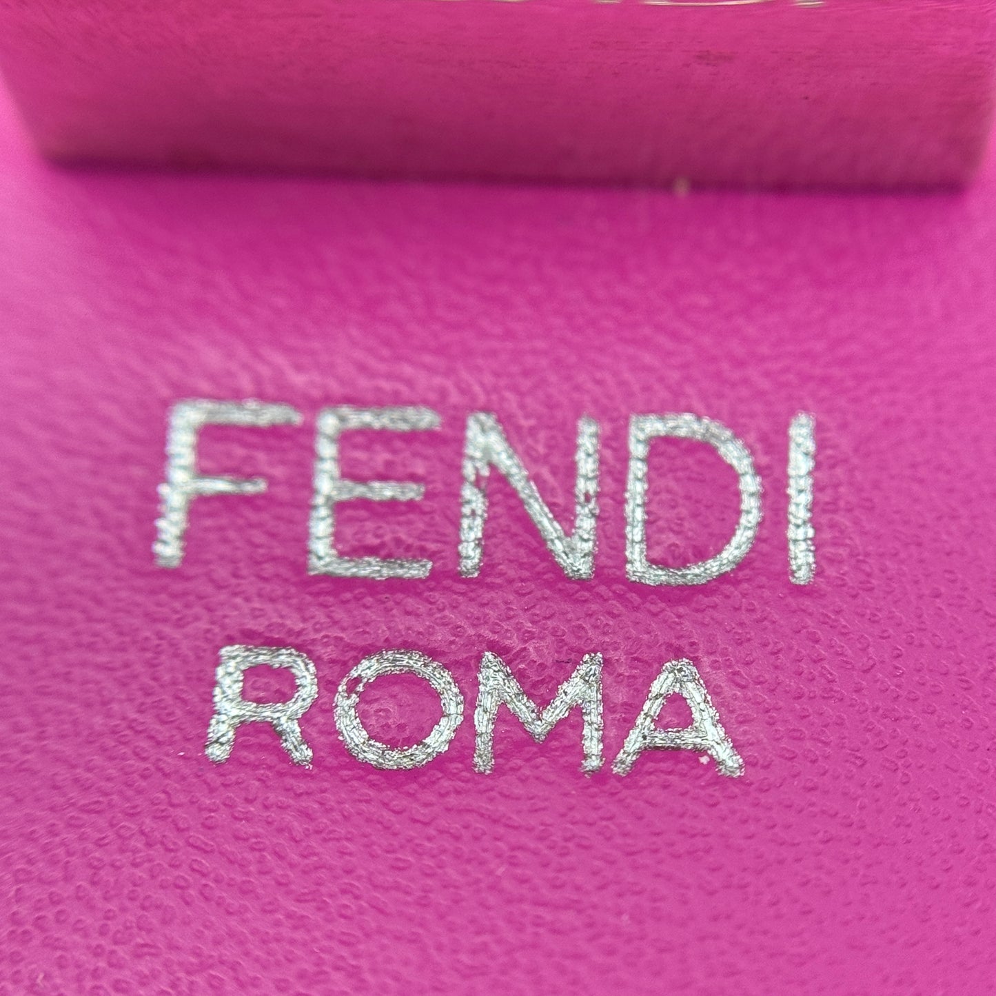 Pink Kan I Leather Shoulder Bag