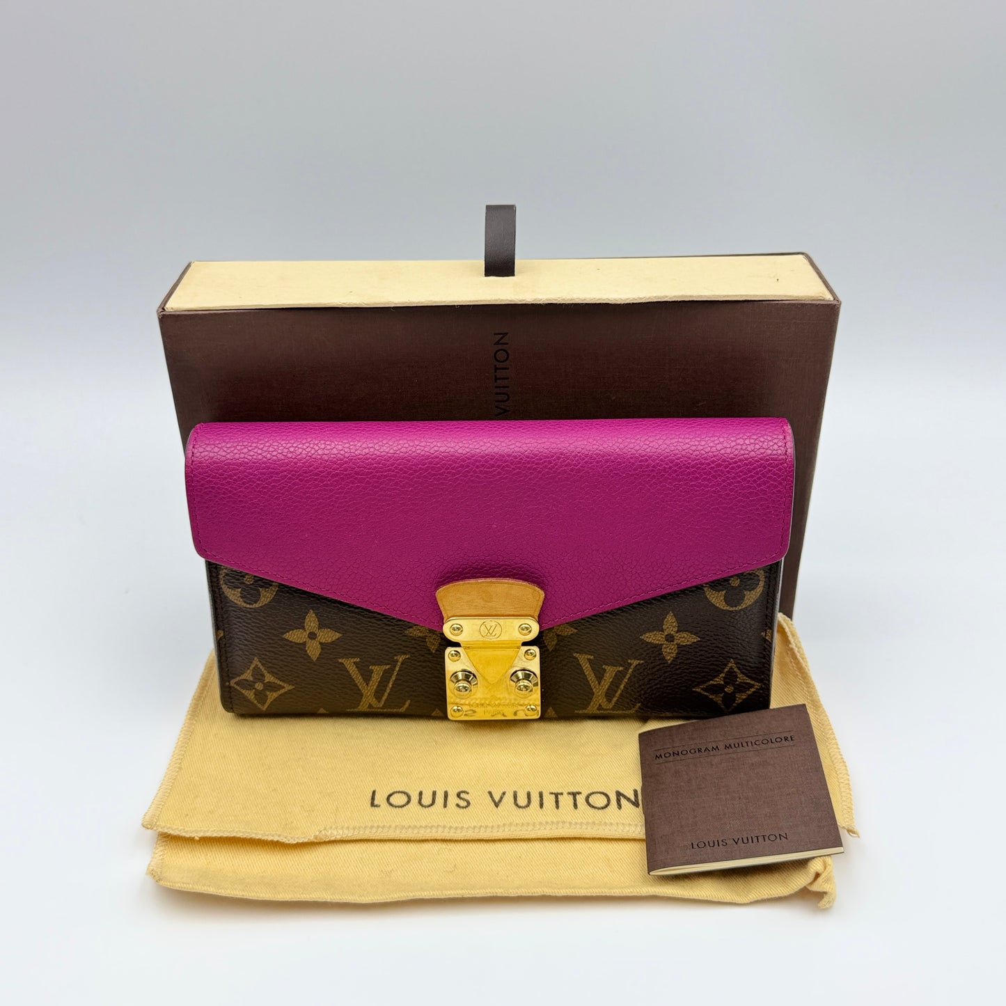 Monogram Pallas Wallet Plum