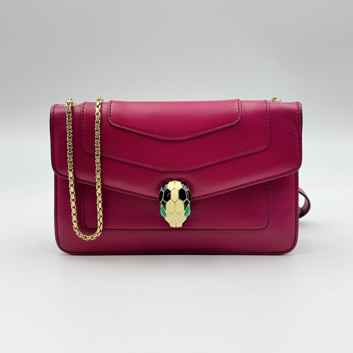 Leather Serpenti Forever Crossbody Bag