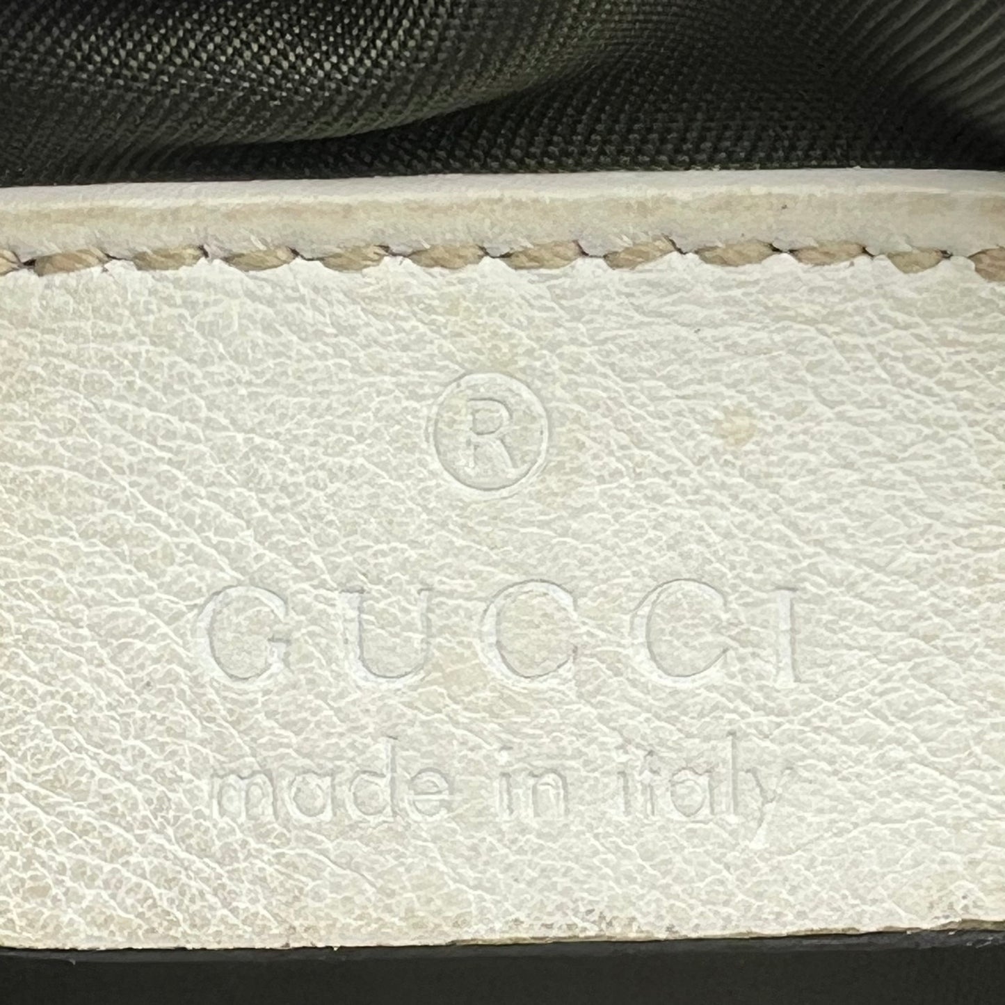 Beige/Ivory GG Canvas Interlocking G Pochette Bag