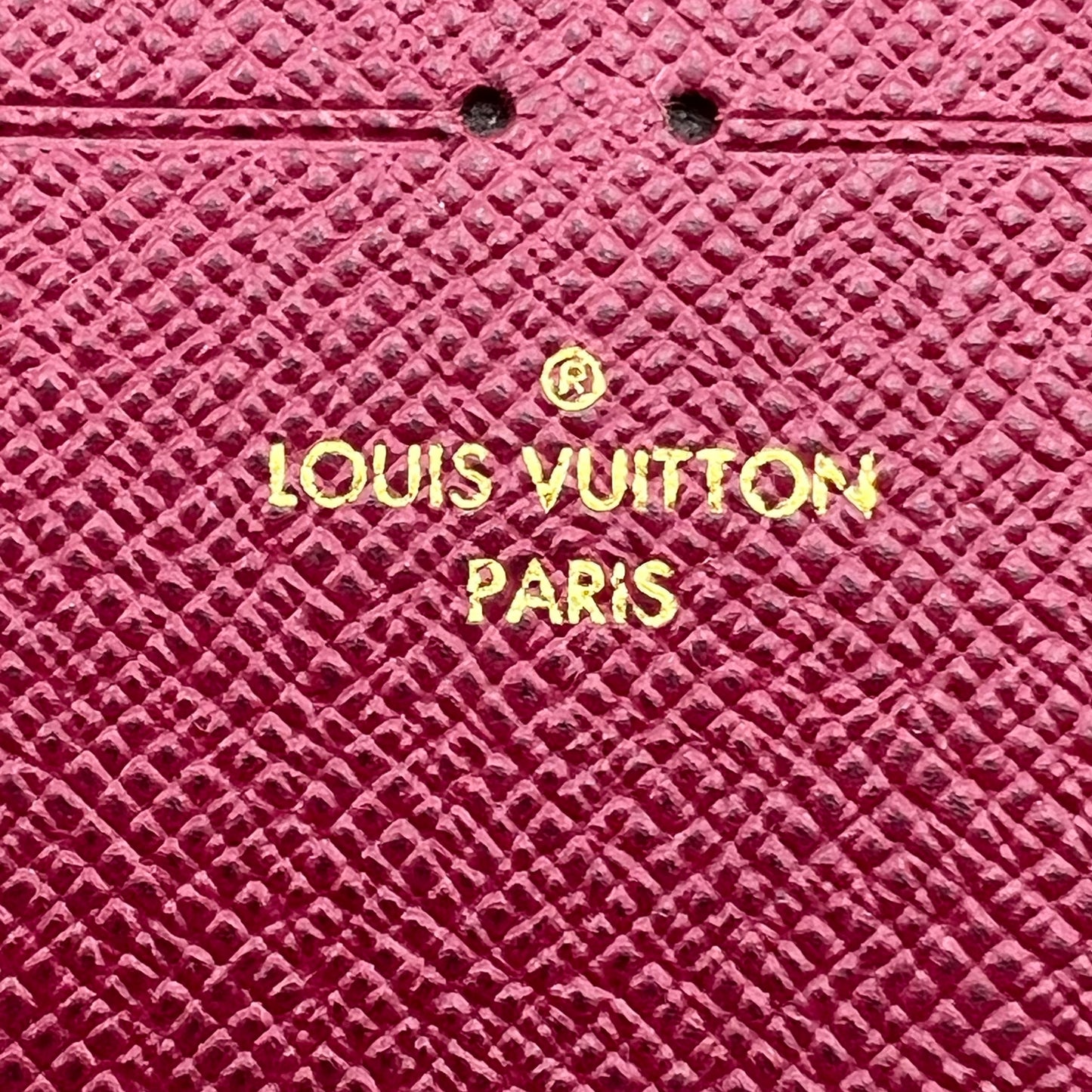 Monogram Pochette Felicie Chain Wallet Fuchsia