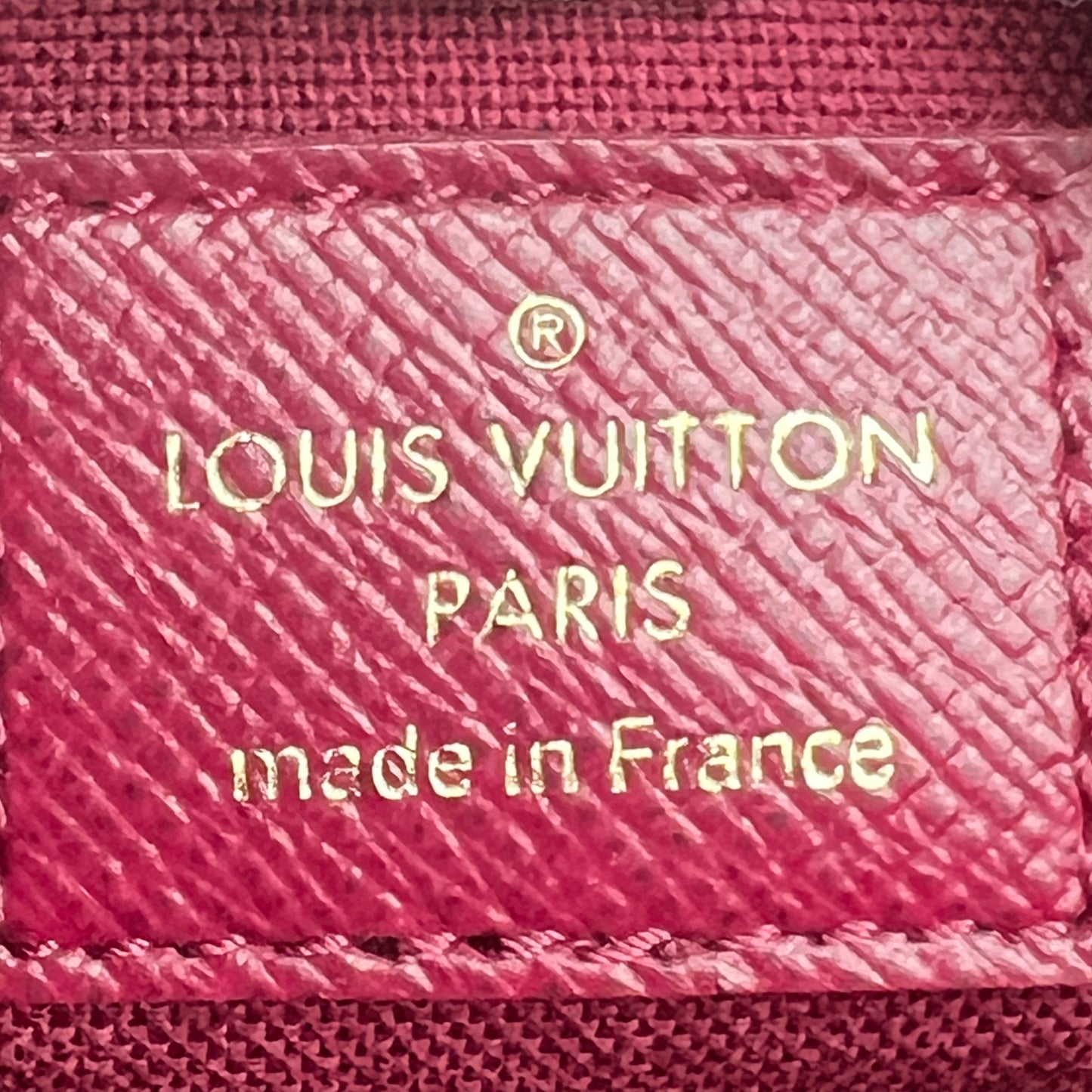 Monogram Pochette Felicie Chain Wallet Fuchsia