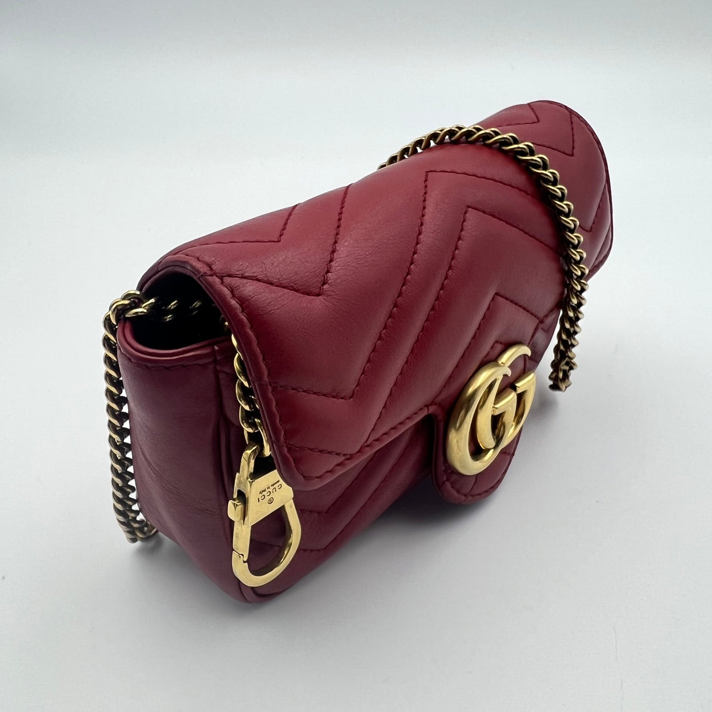 GG Marmont Flap Bag Matelasse Leather Super Mini