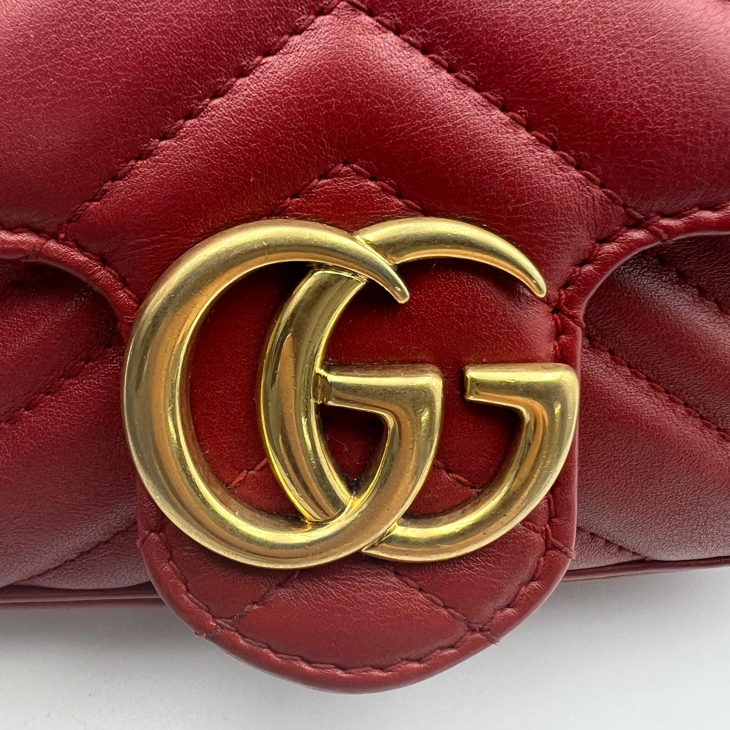 GG Marmont Flap Bag Matelasse Leather Super Mini