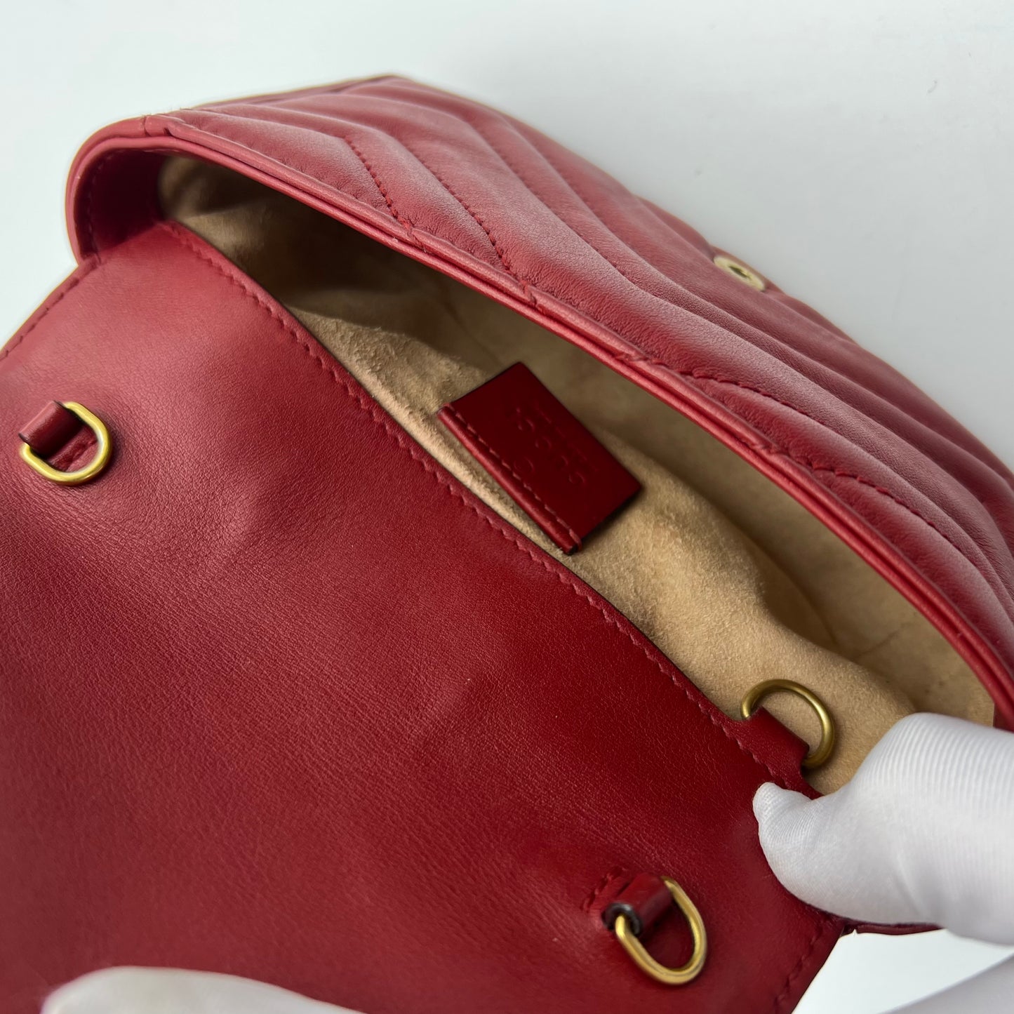GG Marmont Flap Bag Matelasse Leather Super Mini