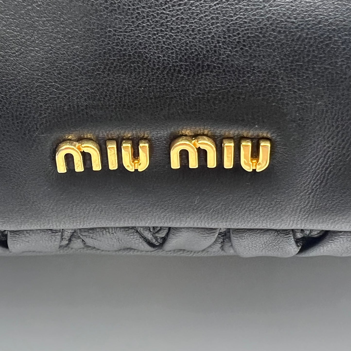Leather Top Handle Bag Black