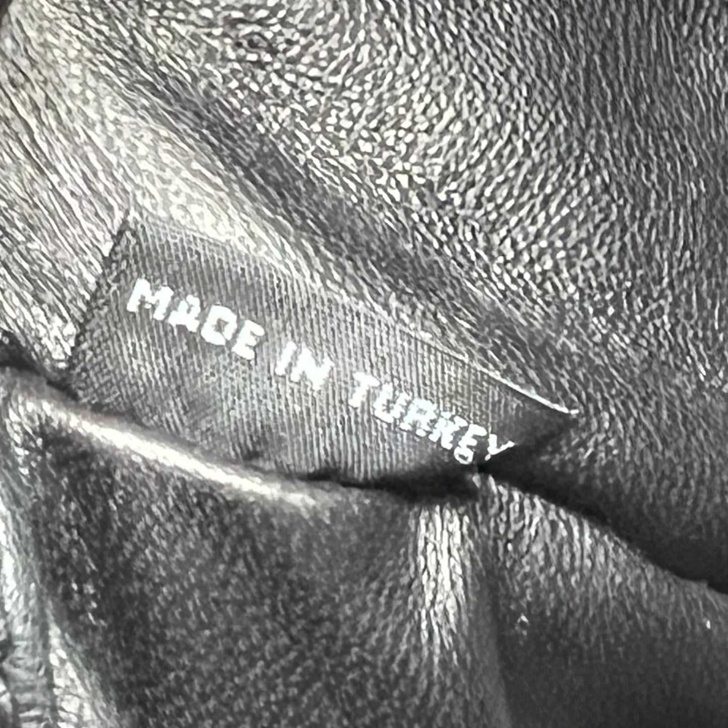 Leather Top Handle Bag Black