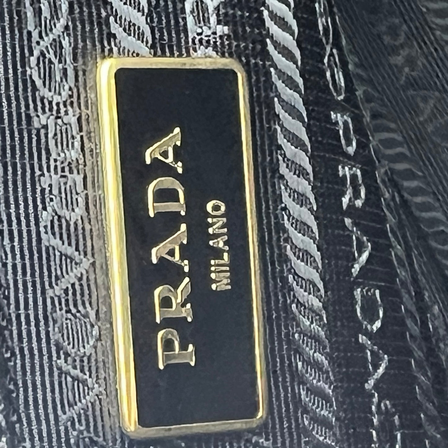 Black Saffiano Leather Medium Tote