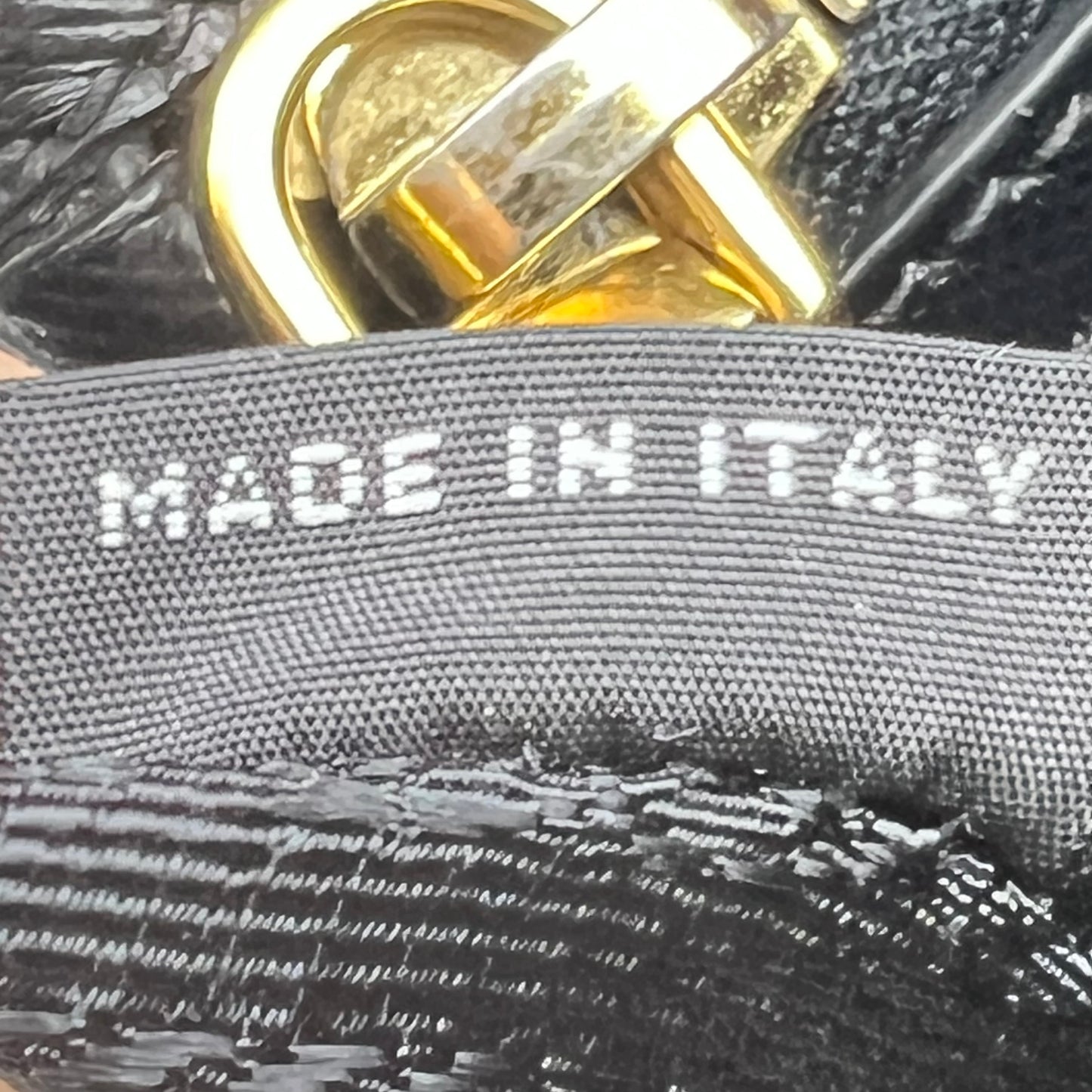 Black Saffiano Leather Medium Tote