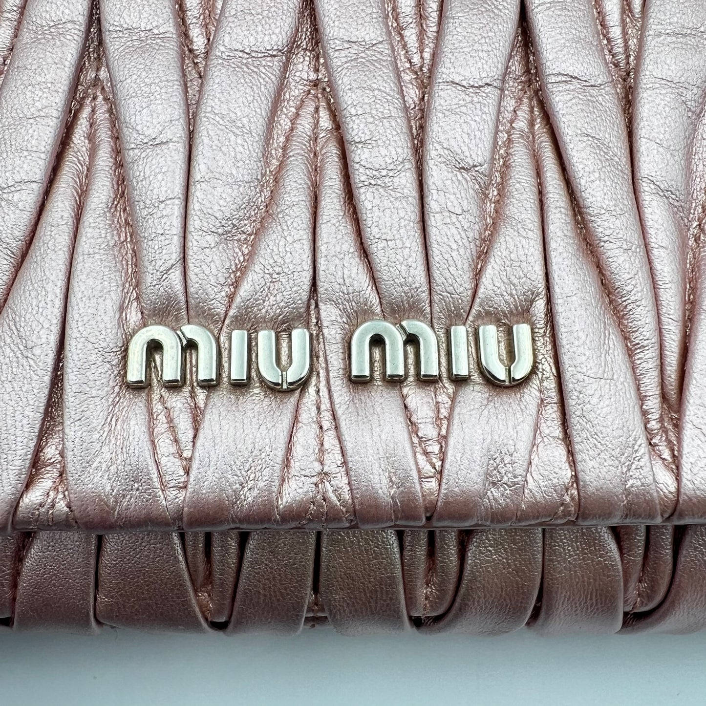Matelasse Mini Clutch Wallet on Chain bag
