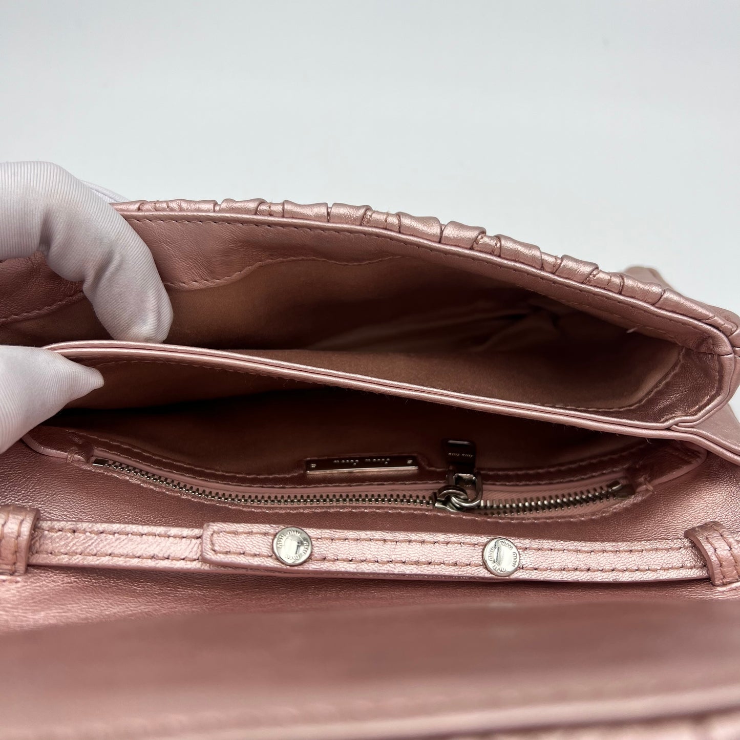 Matelasse Mini Clutch Wallet on Chain bag